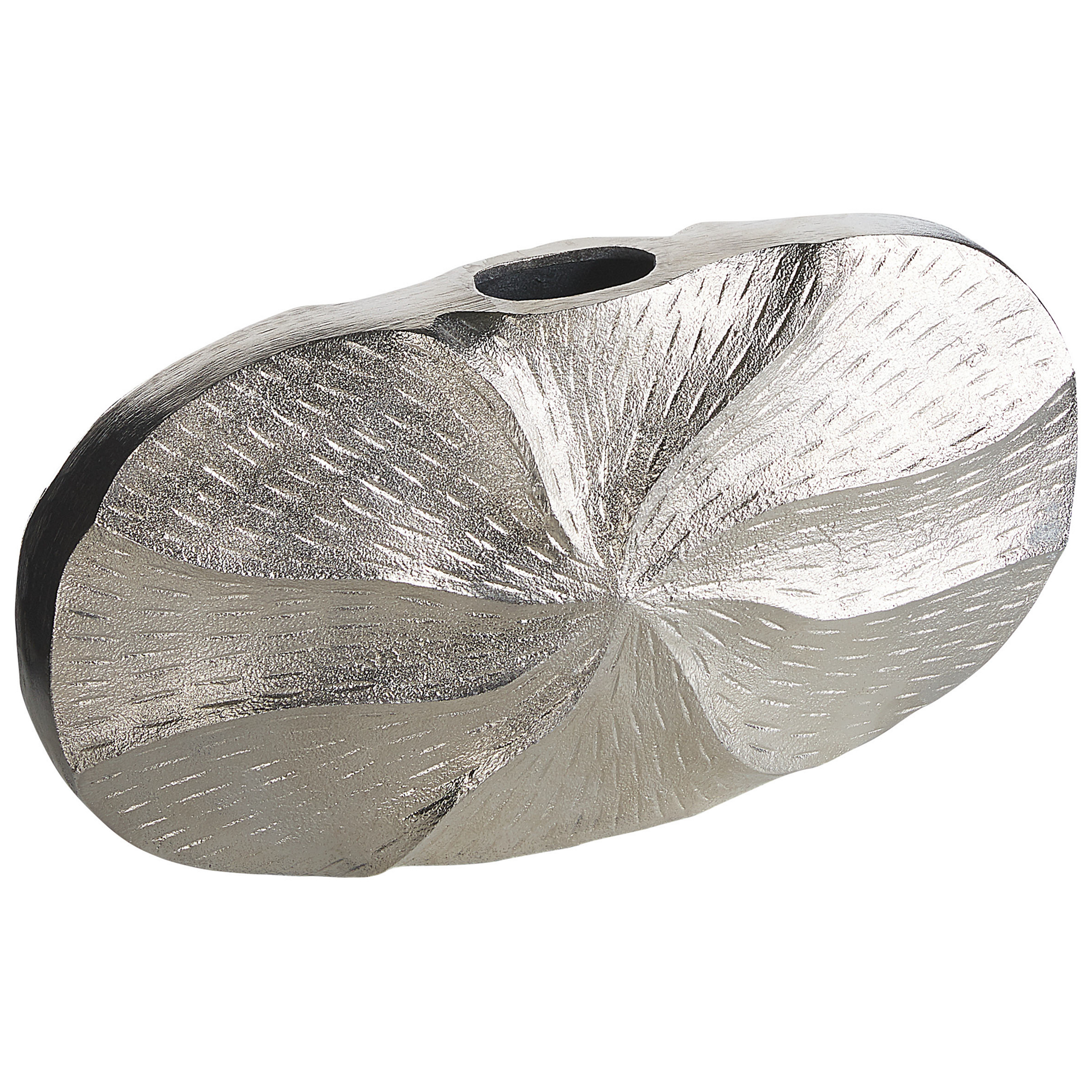 Aluminium Bloemenvaas 21 cm Zilver URGENCH