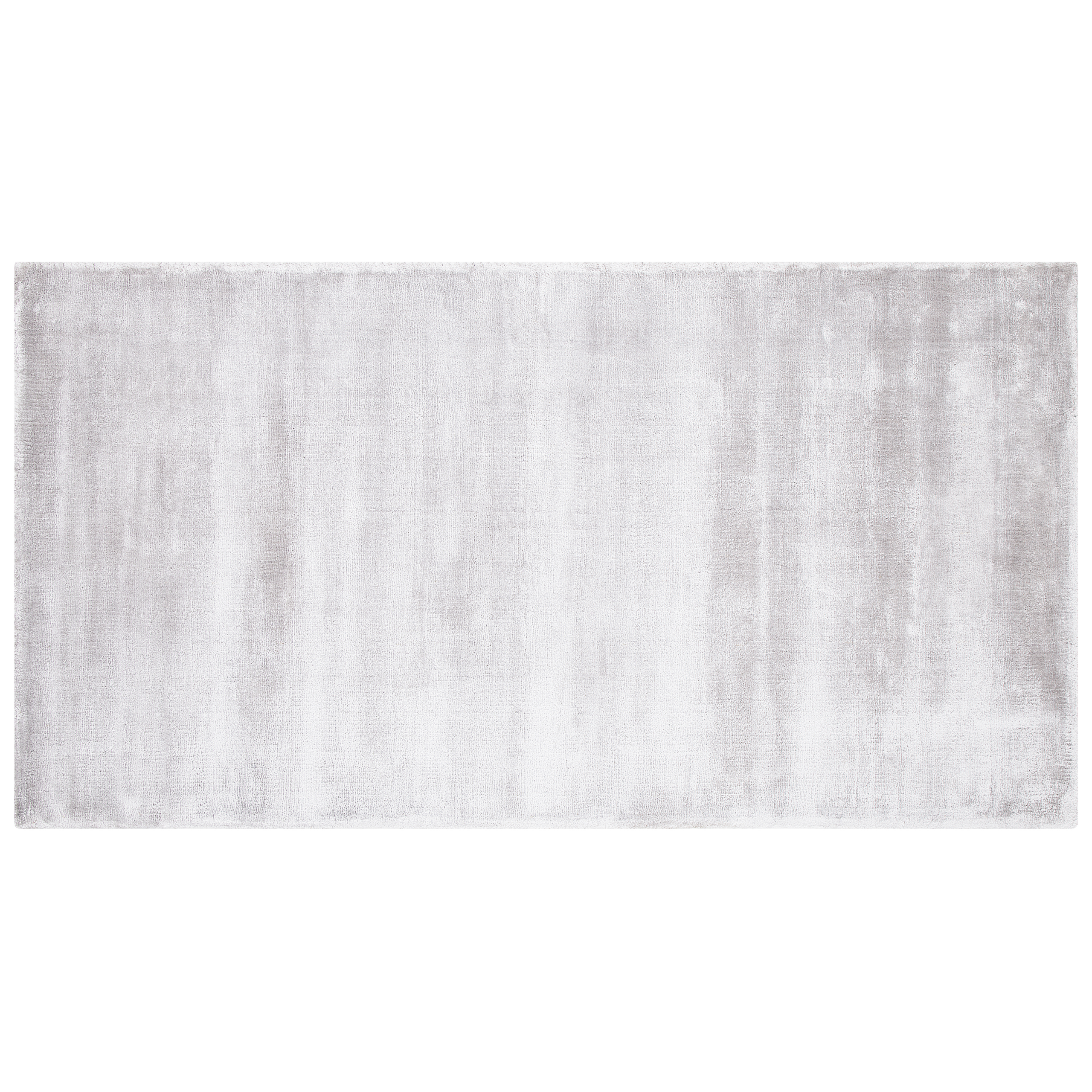 Vloerkleed viscose lichtgrijs 80 x 150 cm GESI II