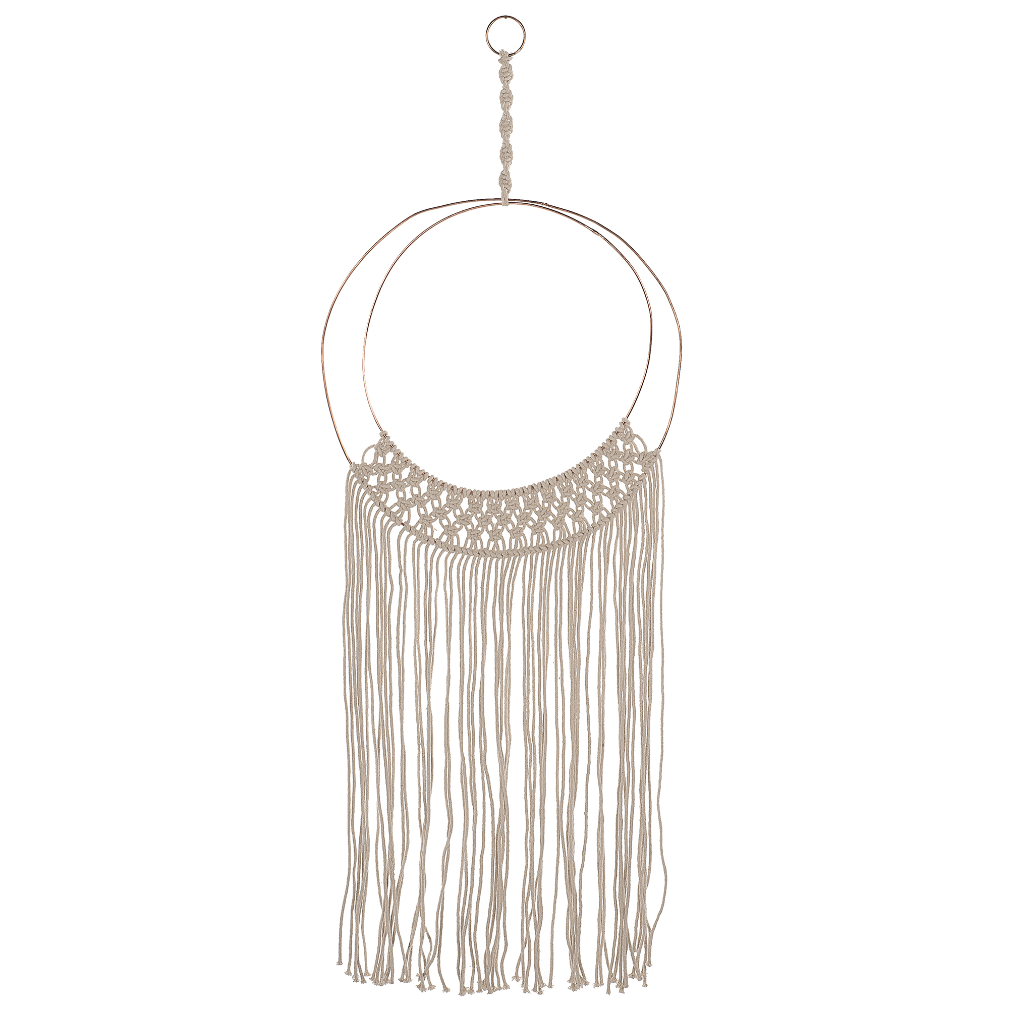 Wanddecoratie macramé ALUVA