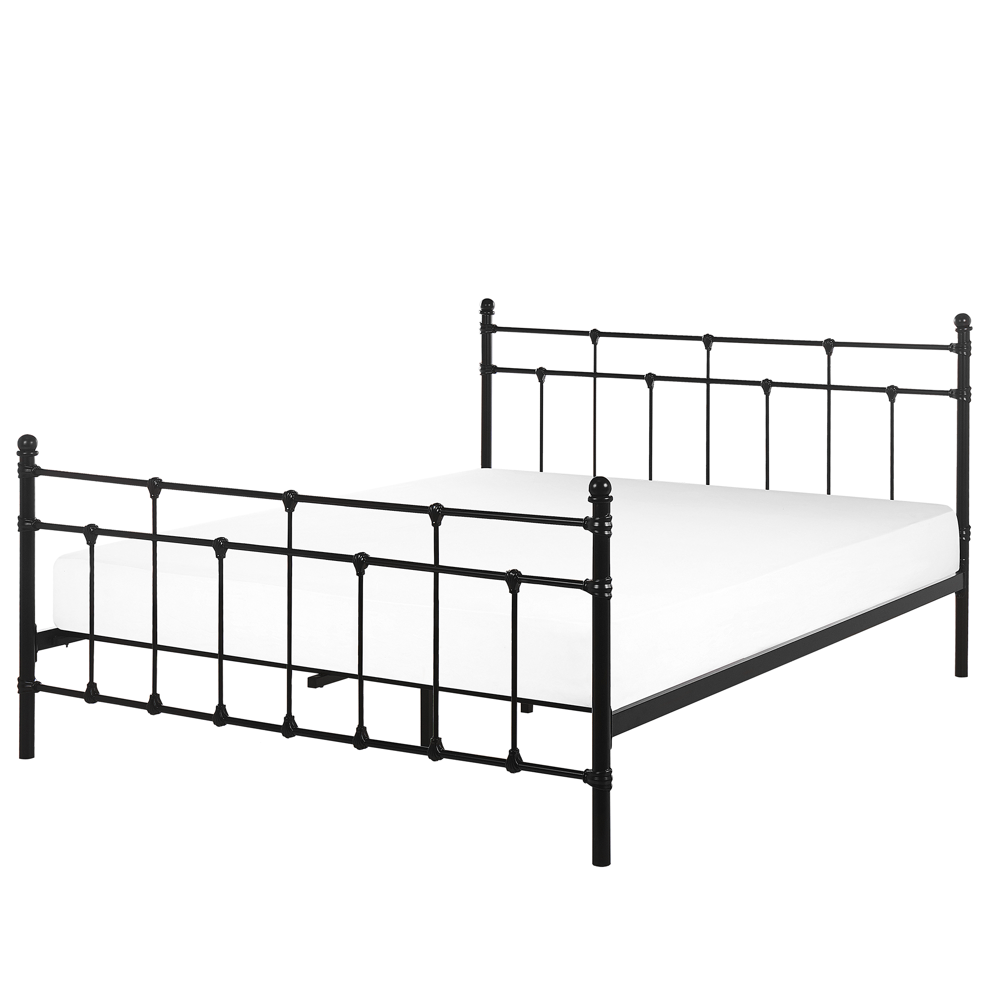 Bed metaal zwart 160 x 200 cm LYNX