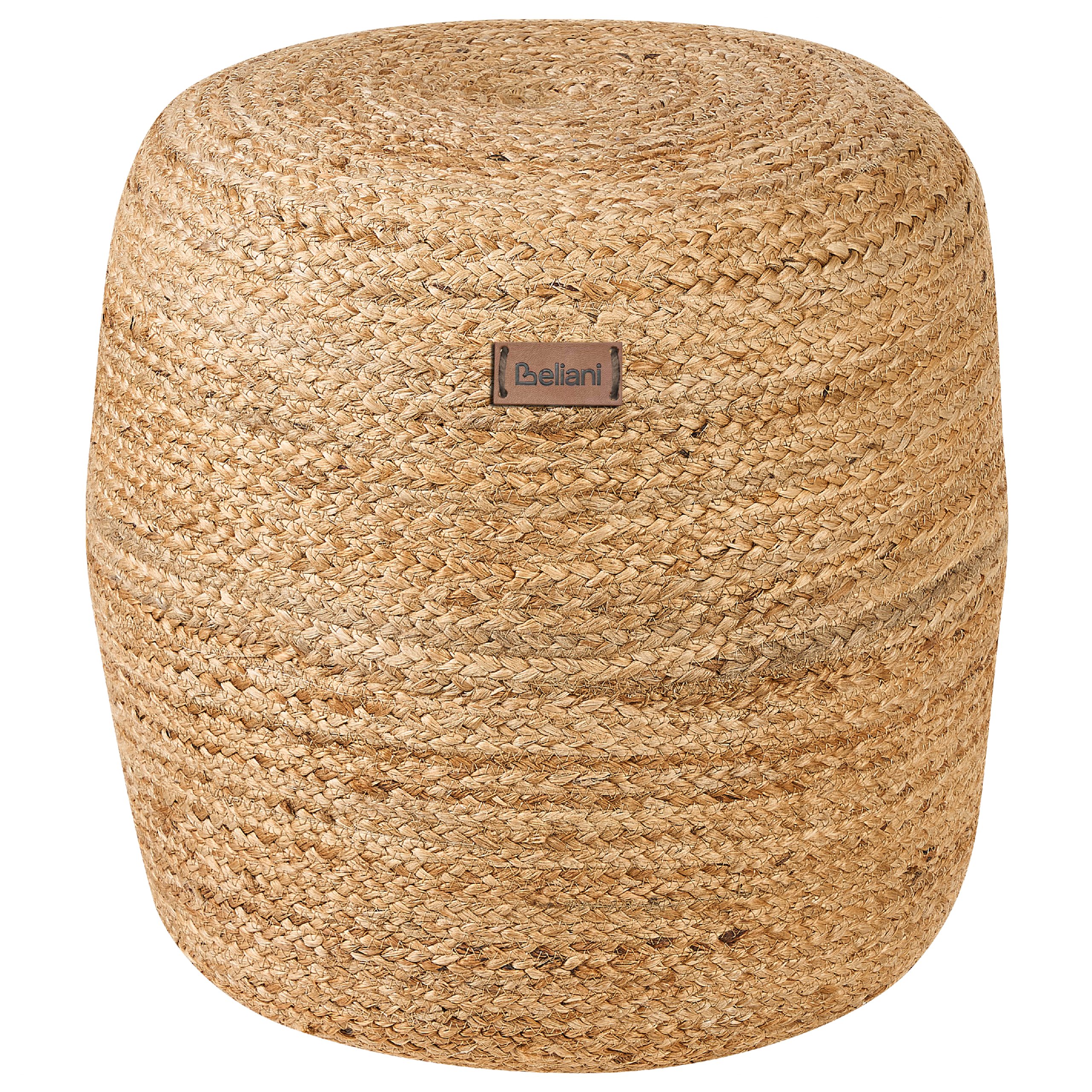 Poef jute zandbeige ⌀ 46 cm DALAMA