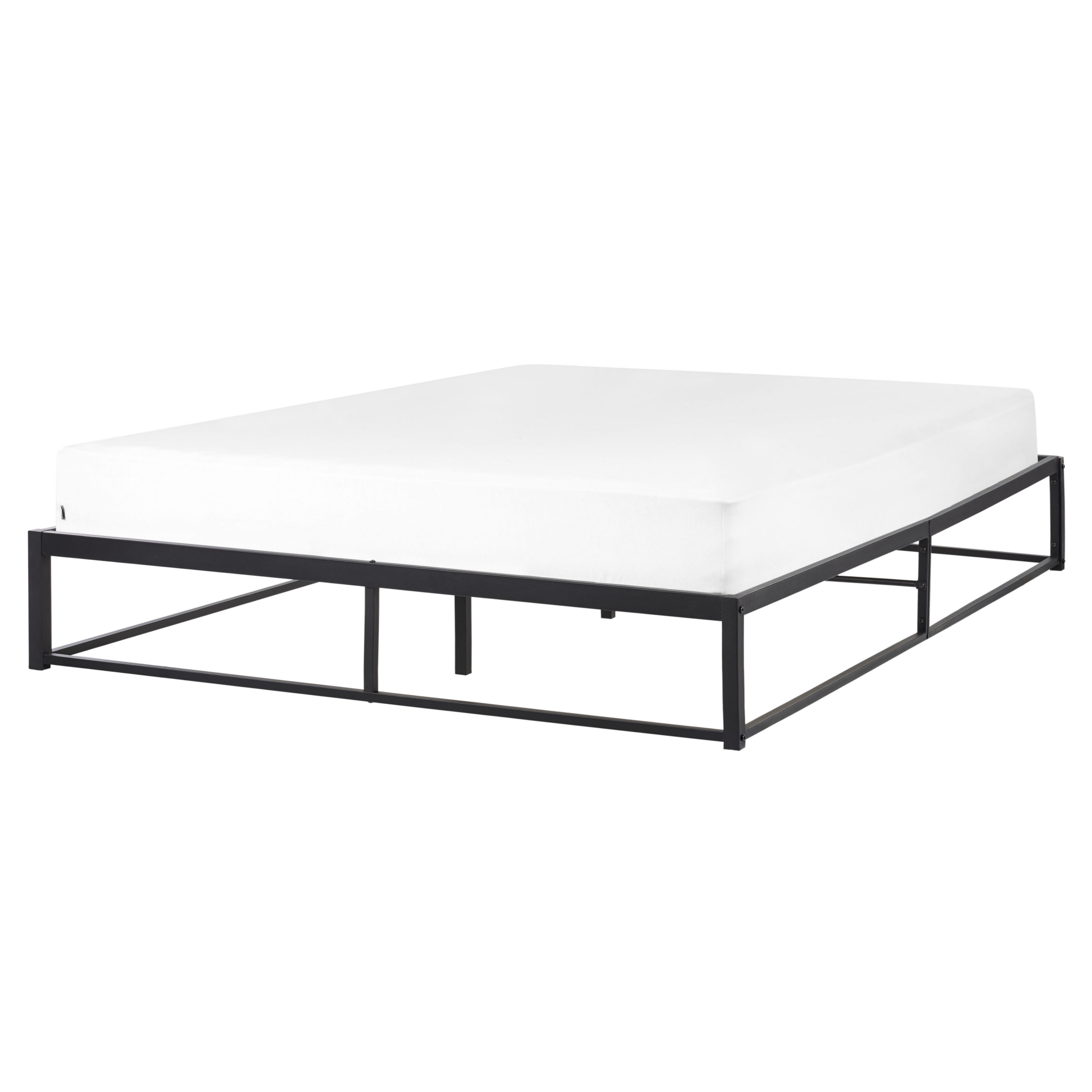 Bed metaal zwart 160 x 200 cm VIRY