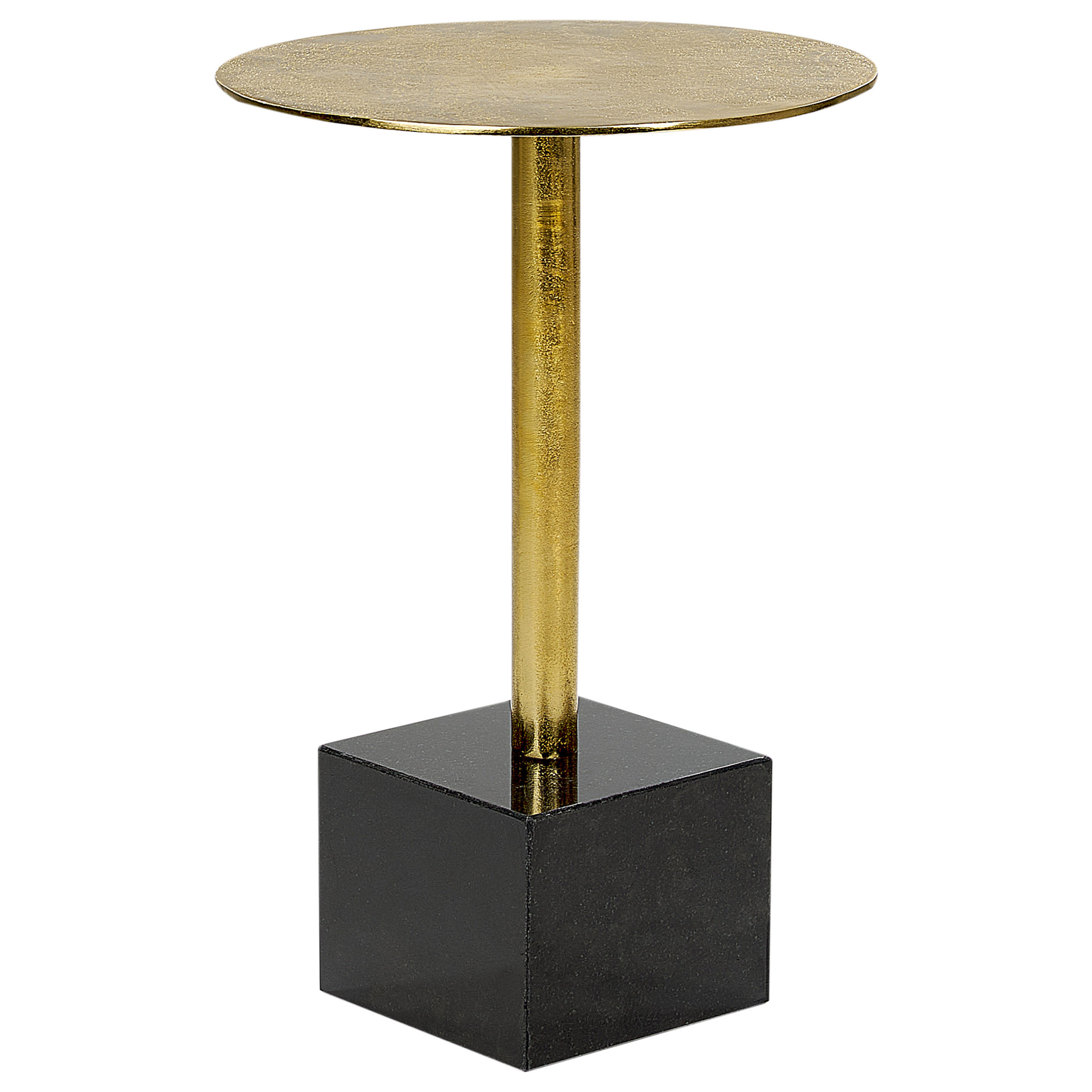 Bijzettafel goud/zwart COLIBRI