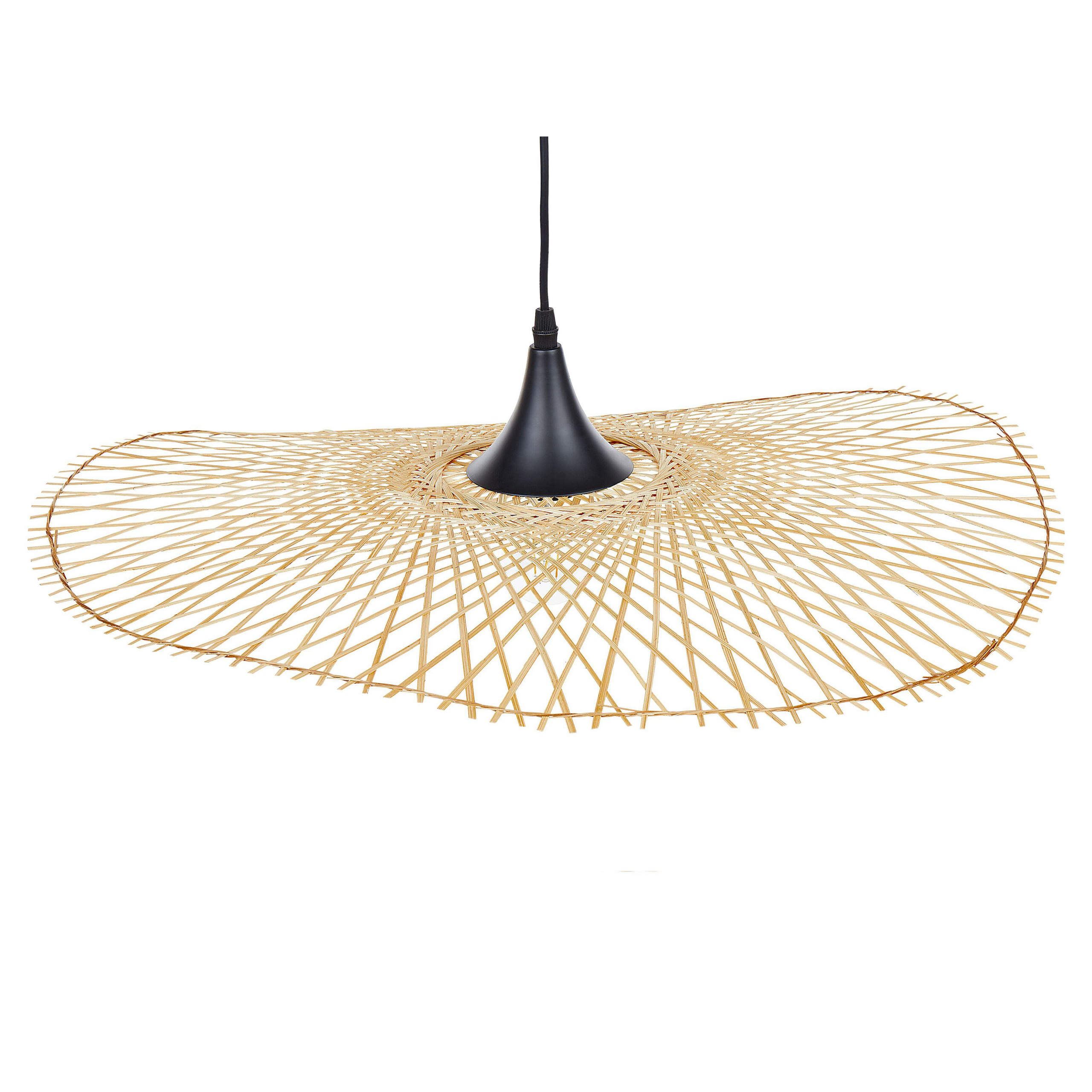 Hanglamp bamboehout lichtbruin FLOYD