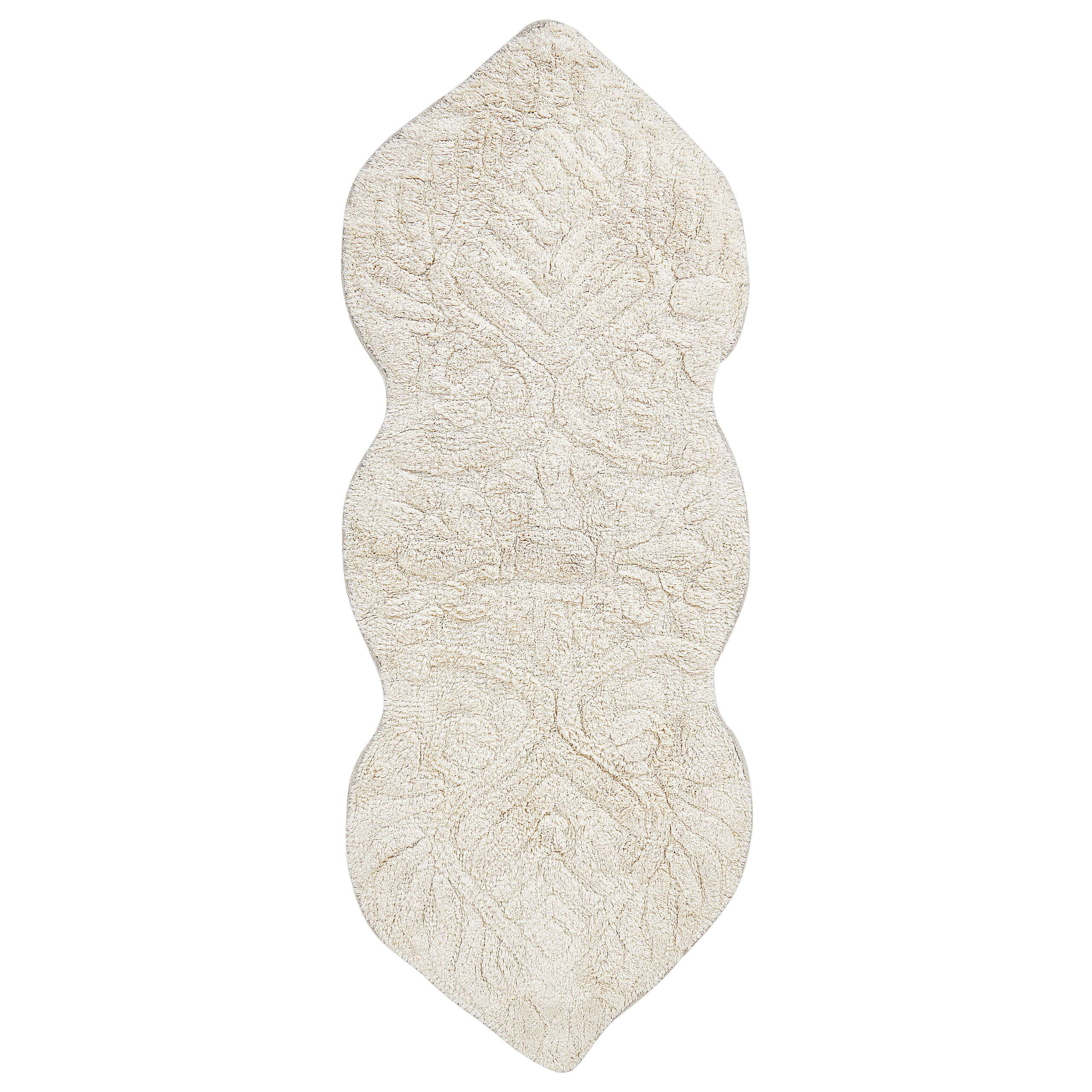 Badmat katoen beige 150 x 60 cm CANBAR