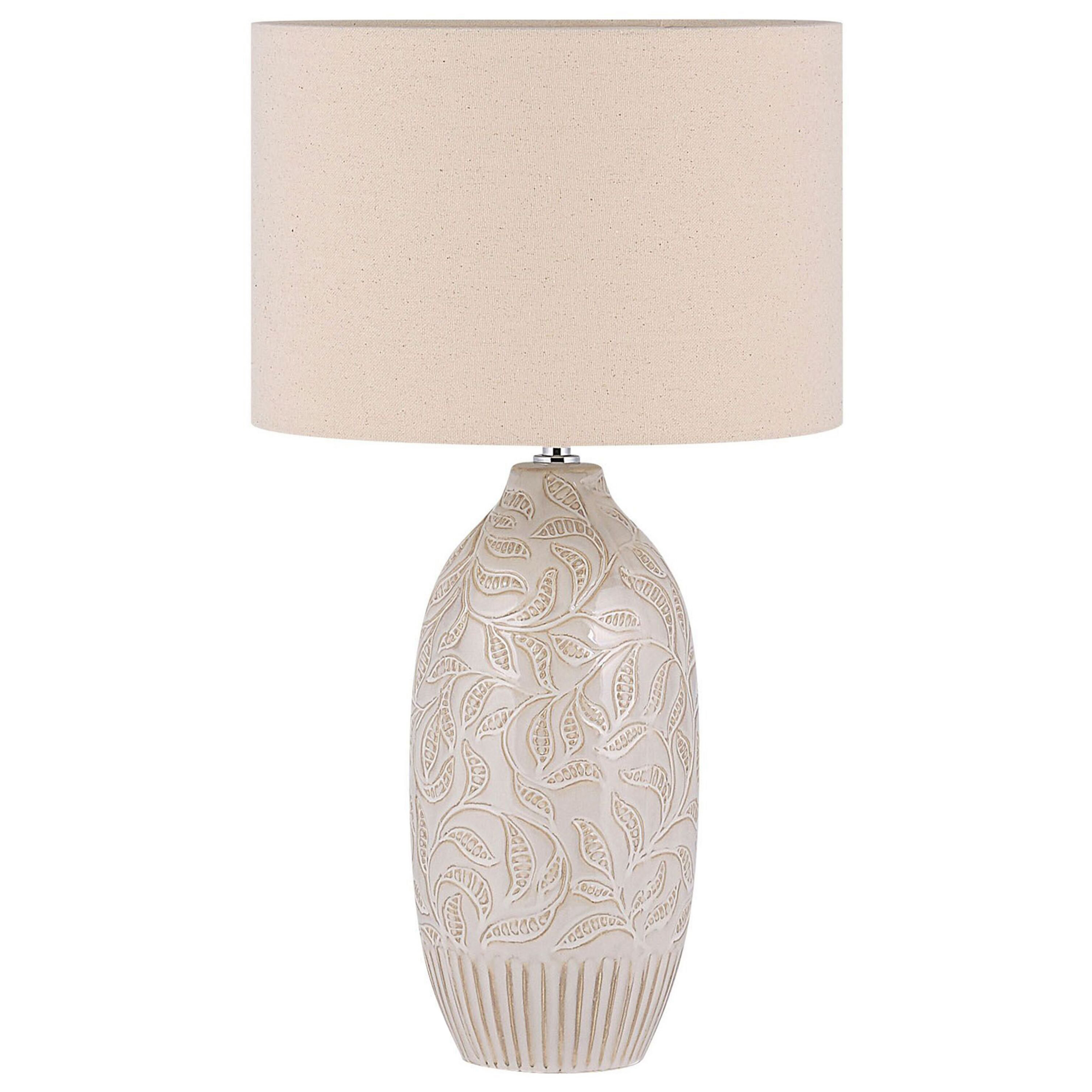 Tafellamp keramiek beige SALZA