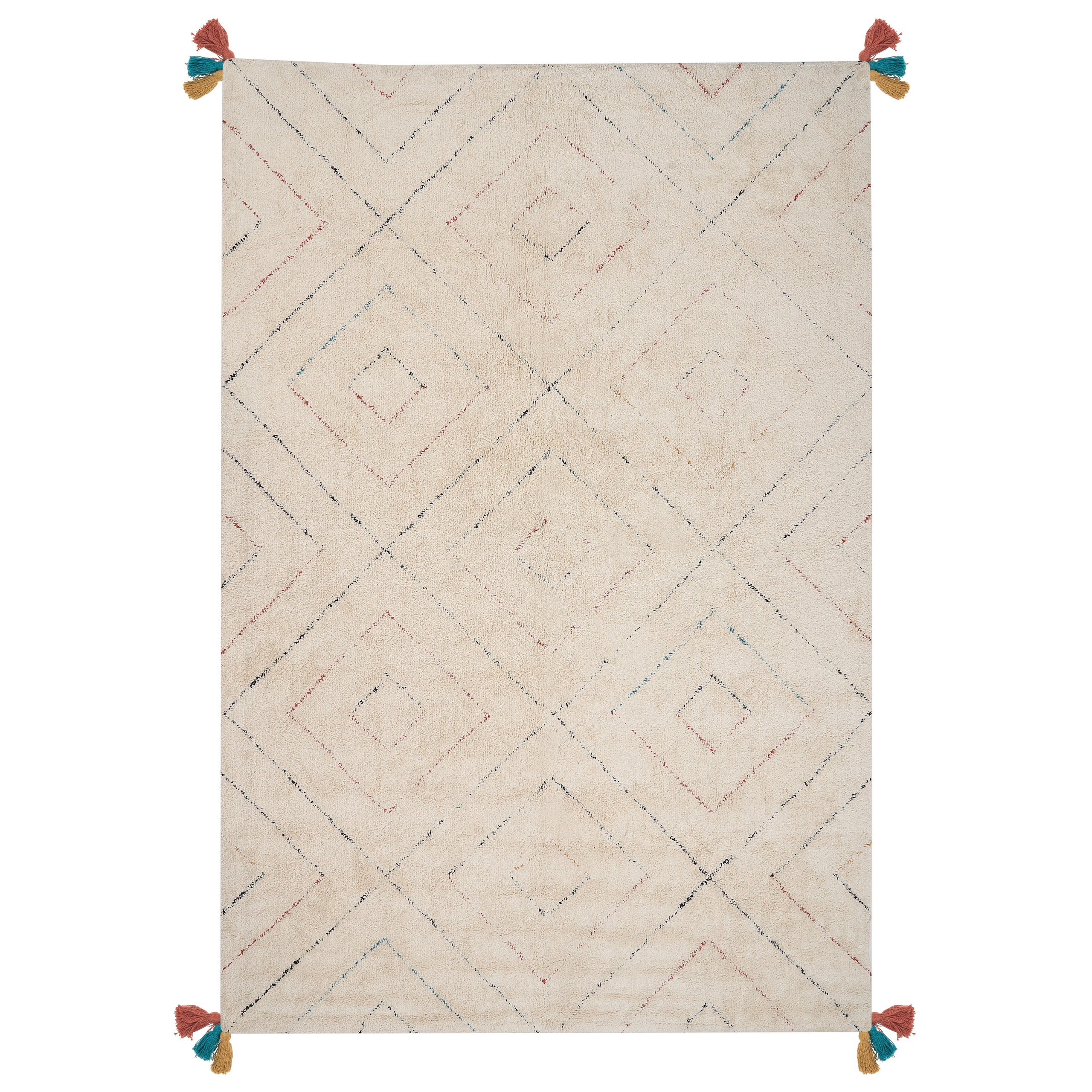 Vloerkleed polyester beige 200 x 300 cm KARTAL