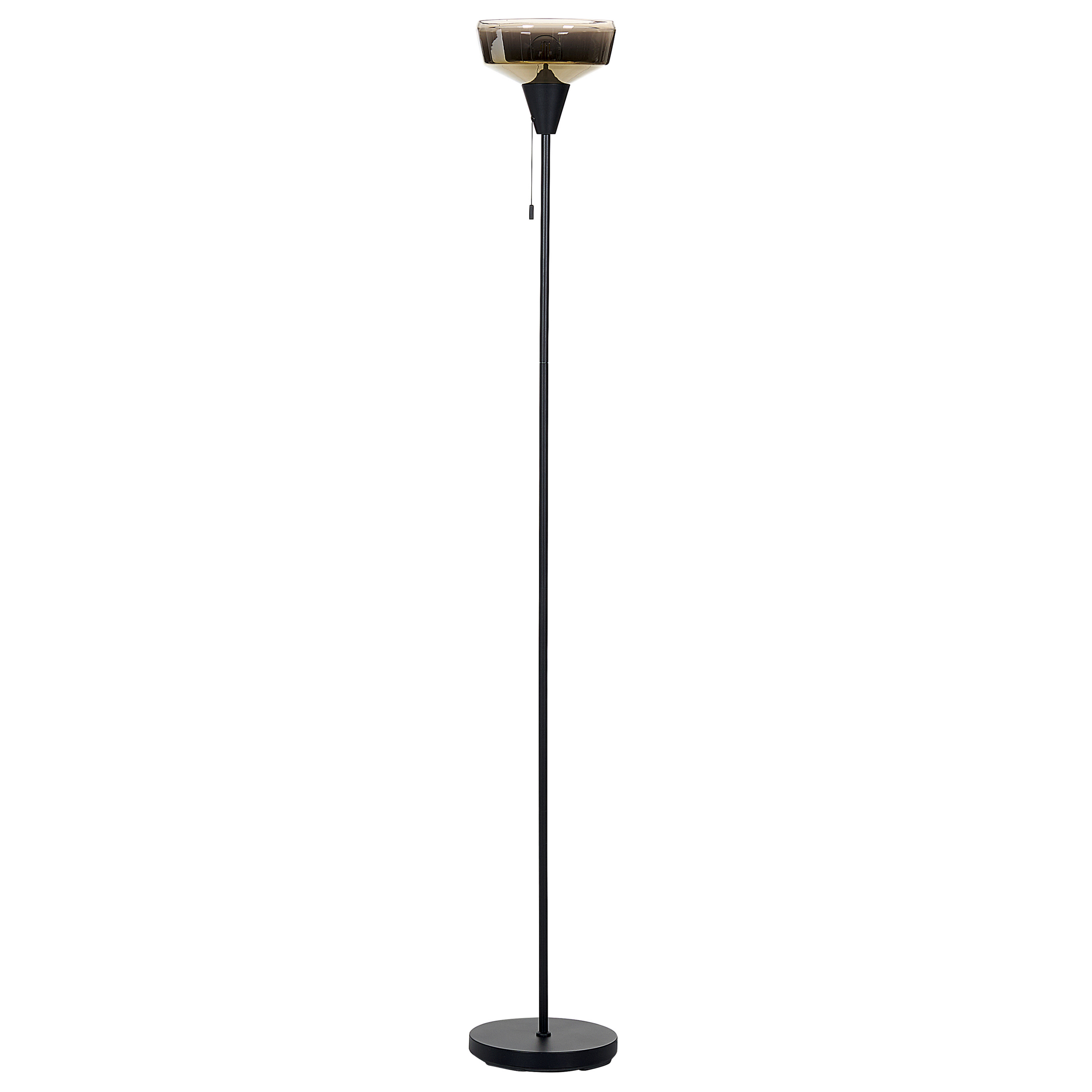 Staande lamp metaal zwart/goud TALPARO