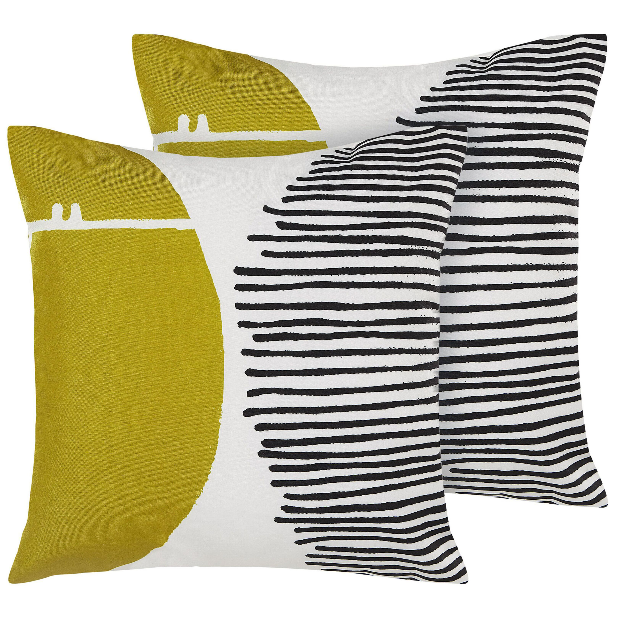 Set van 2 kussens Multicolor PELAGO 45 x 45 cm