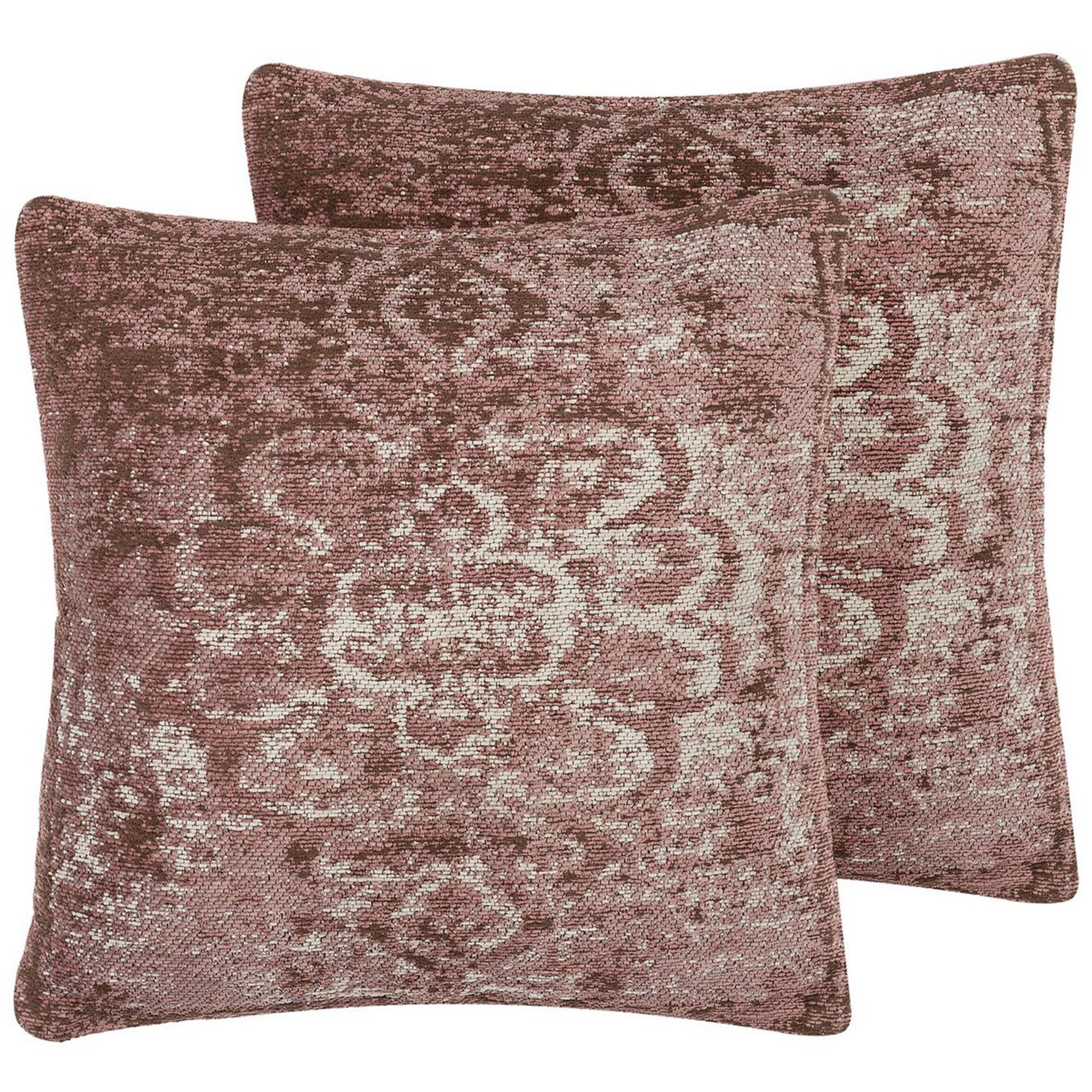 Set van 2 kussens Roze VAKAYAR 45 x 45 cm