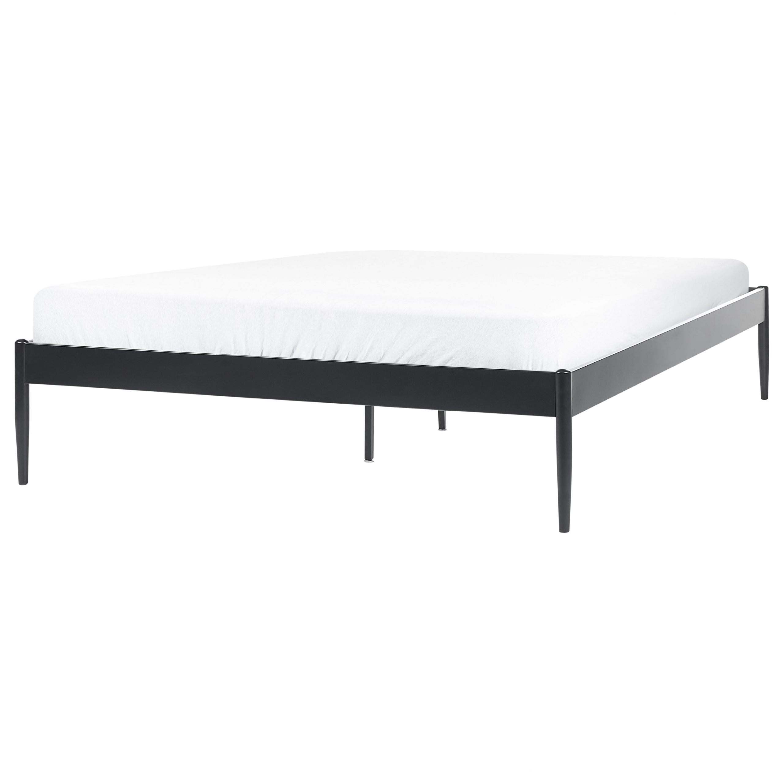 Bed metaal zwart 160 x 200 cm VAURS
