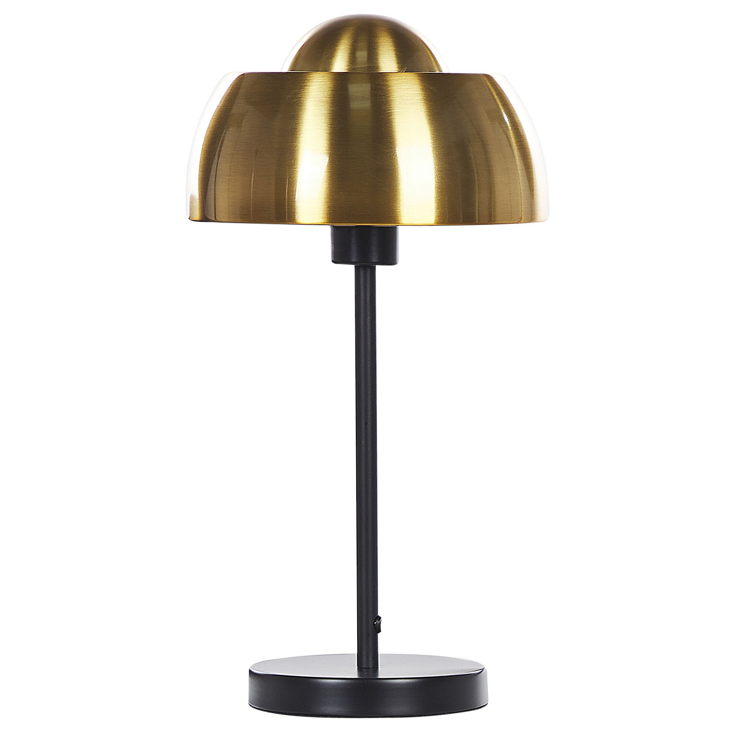 Tafellamp metaal goud/zwart SENETTE