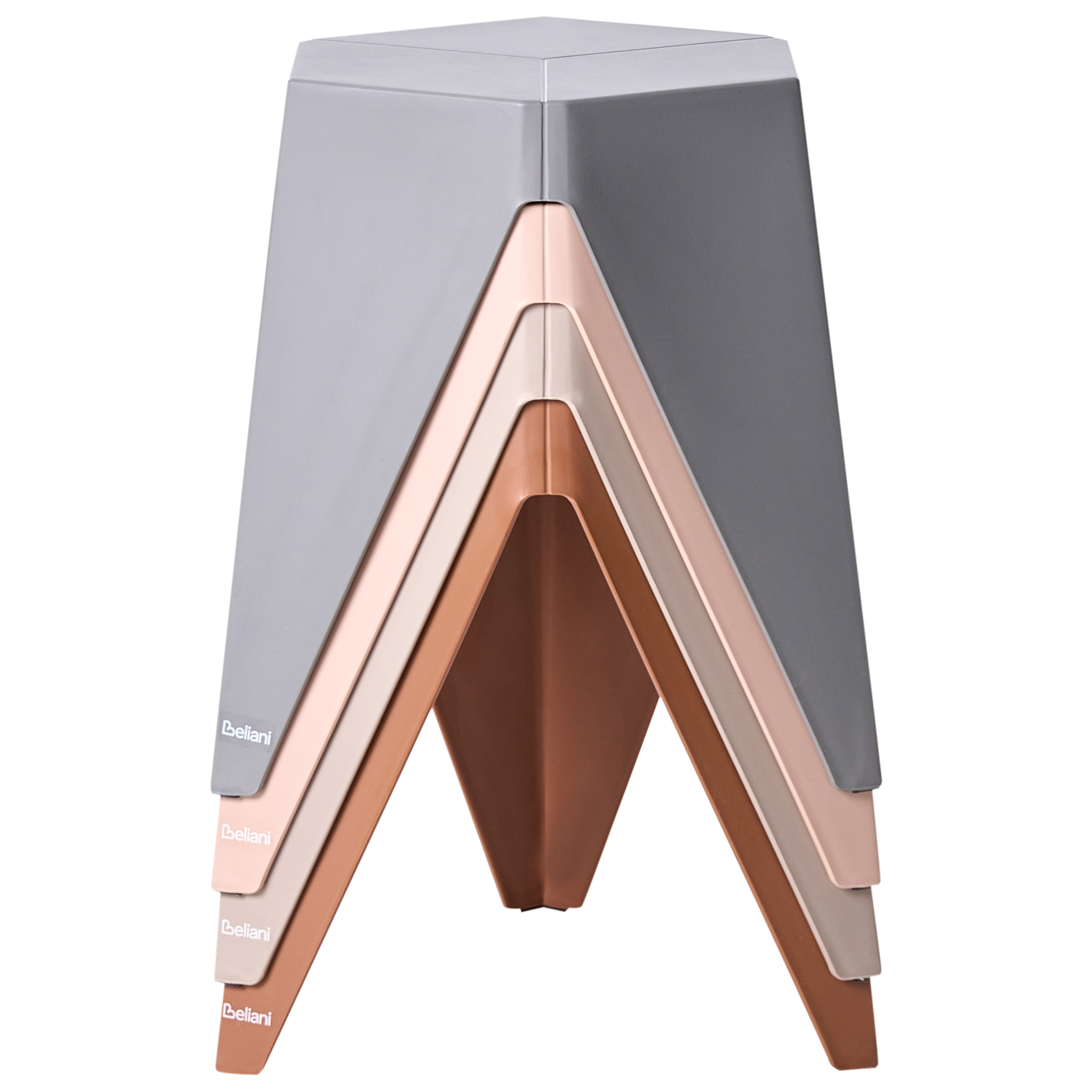 Set de 4 tabureți de grădină KARAVOS Multicolor [4]