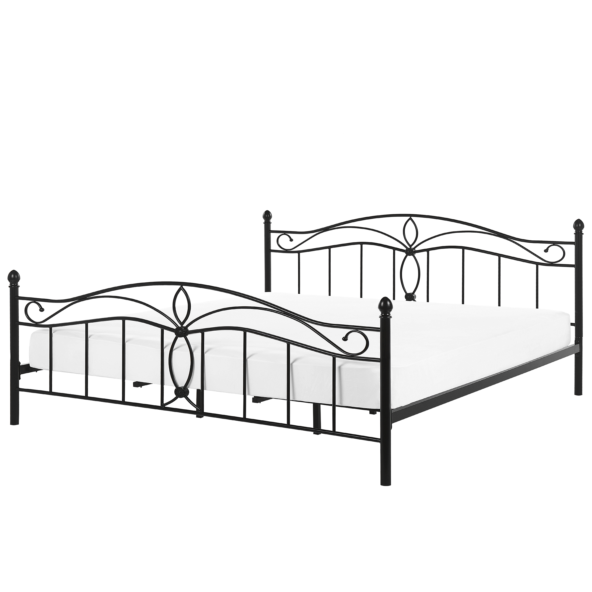Bed metaal zwart 180 x 200 cm ANTLIA