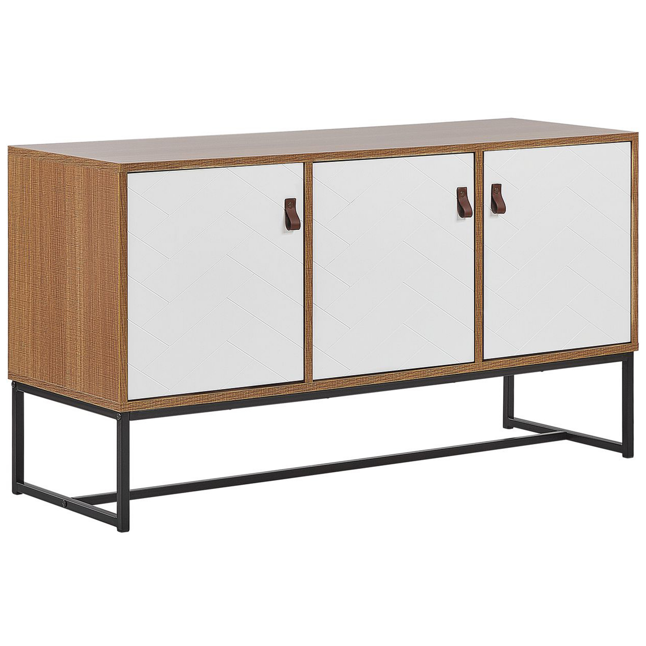 Dressoir lichtbruin/wit NUEVA