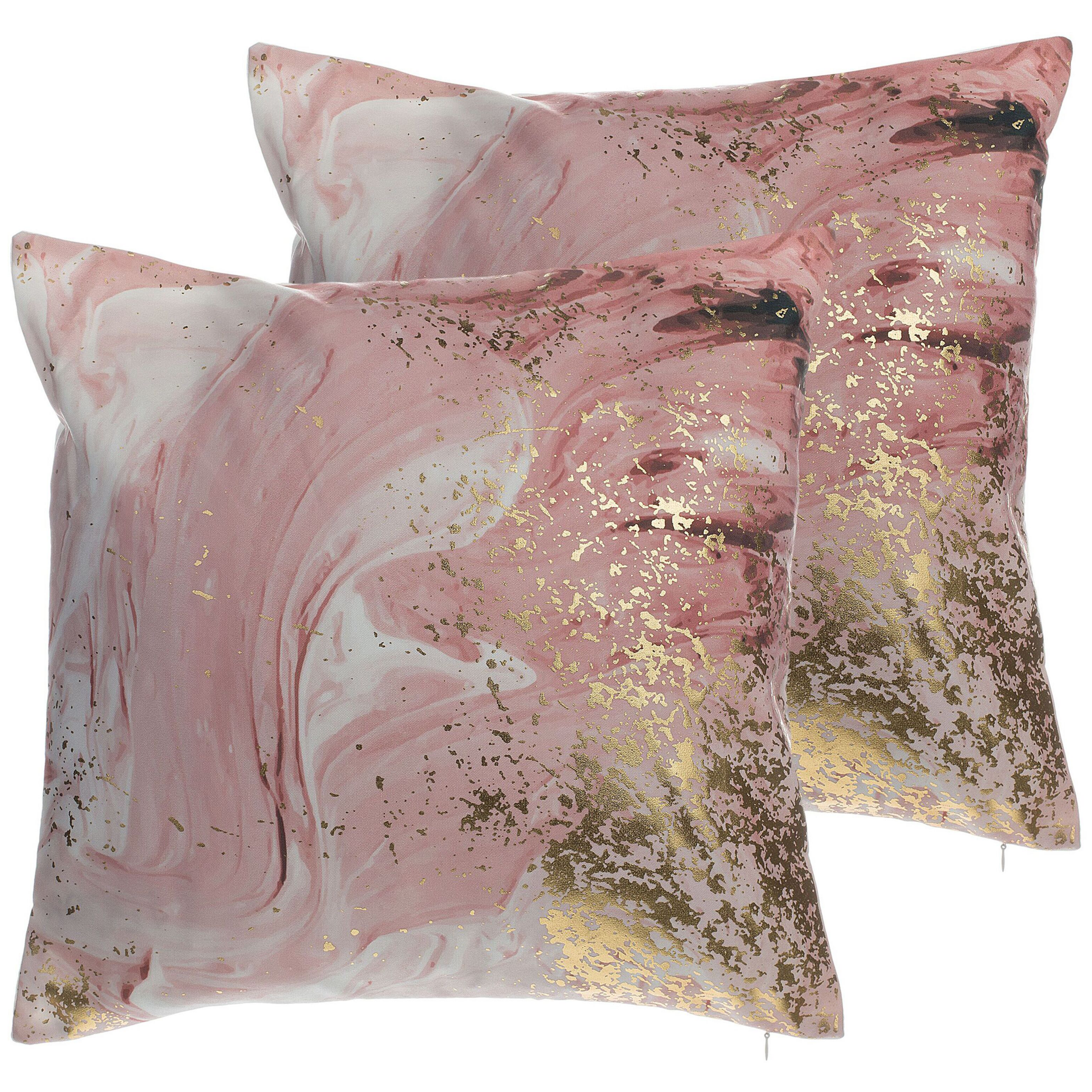 Set van 2 kussens Roze LANTANA 45 x 45 cm