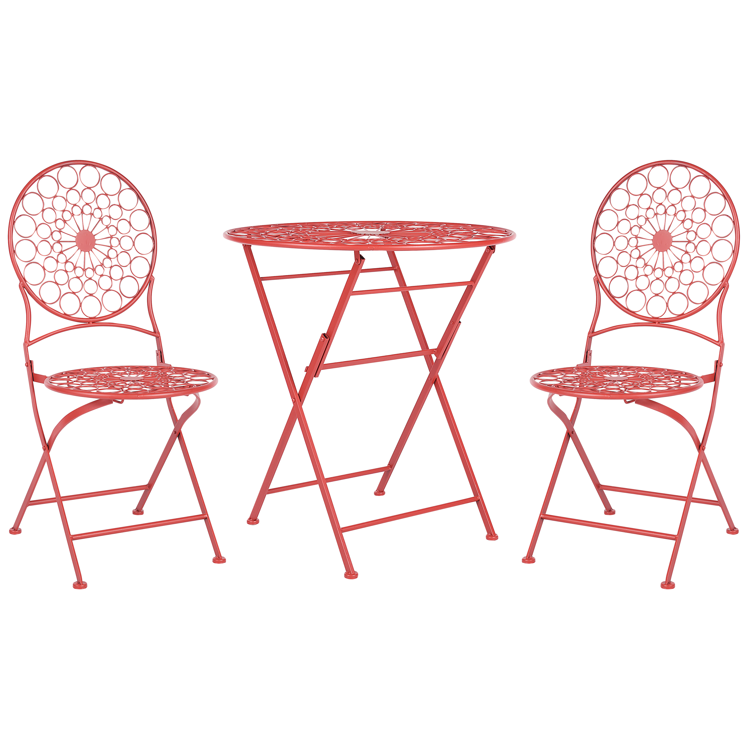 Bistroset Metaal Rood SCARIO