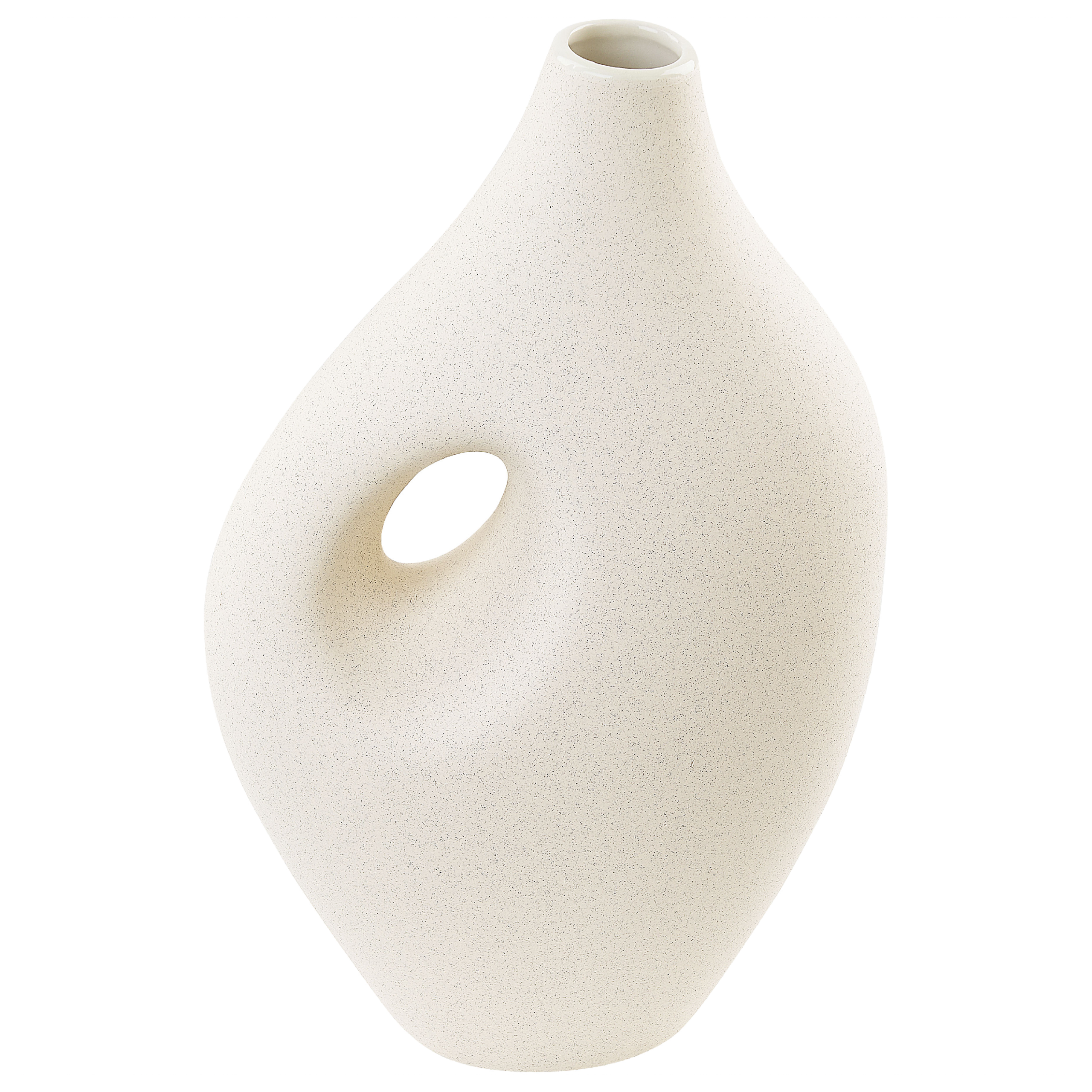 Porselein Bloemenvaas 32 cm Wit KOMOTINI