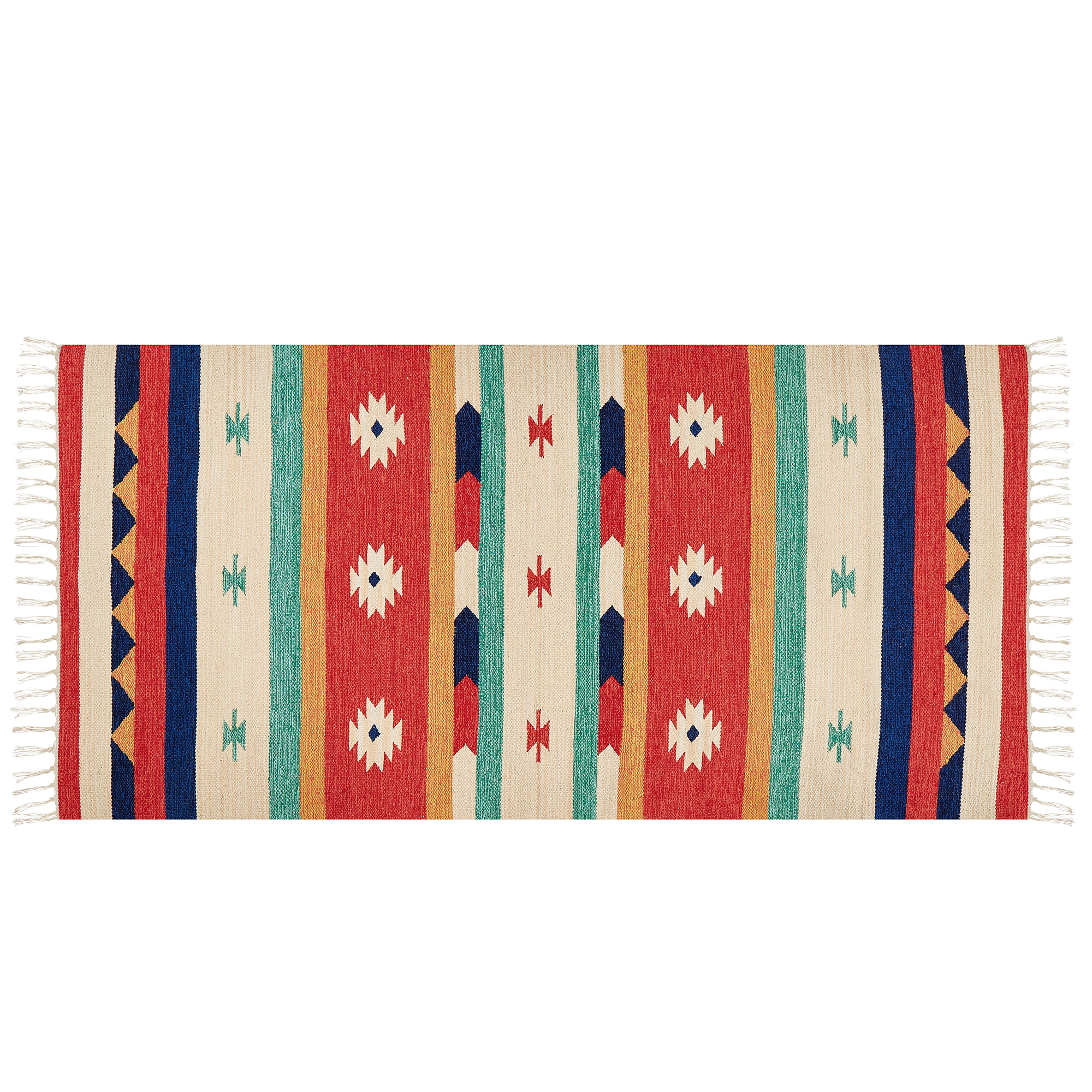 Vloerkleed kelim meerkleurig 80 x 150 cm MARGARA