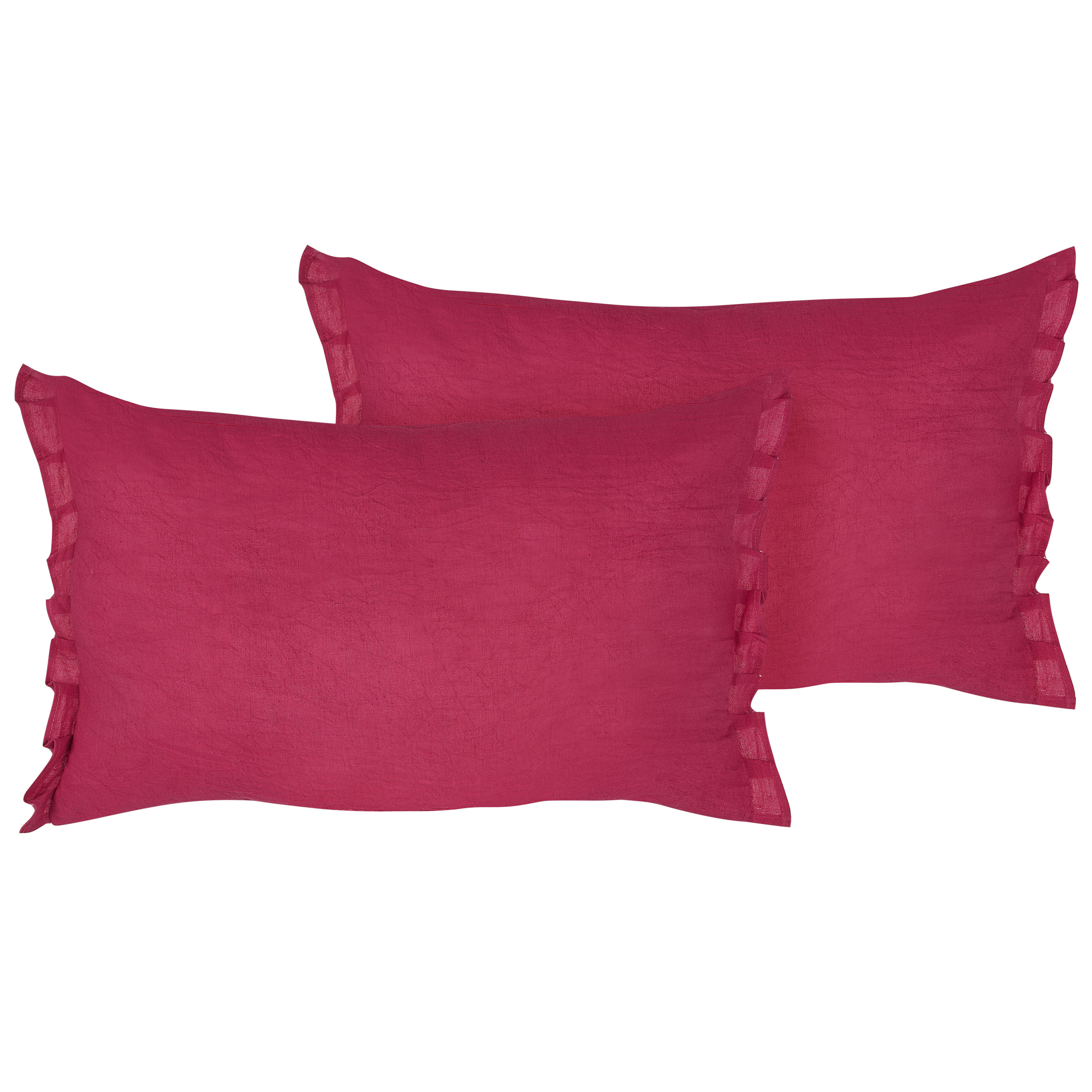 Set van 2 kussens Bordeaux SASSAFRAS 30 x 45 cm
