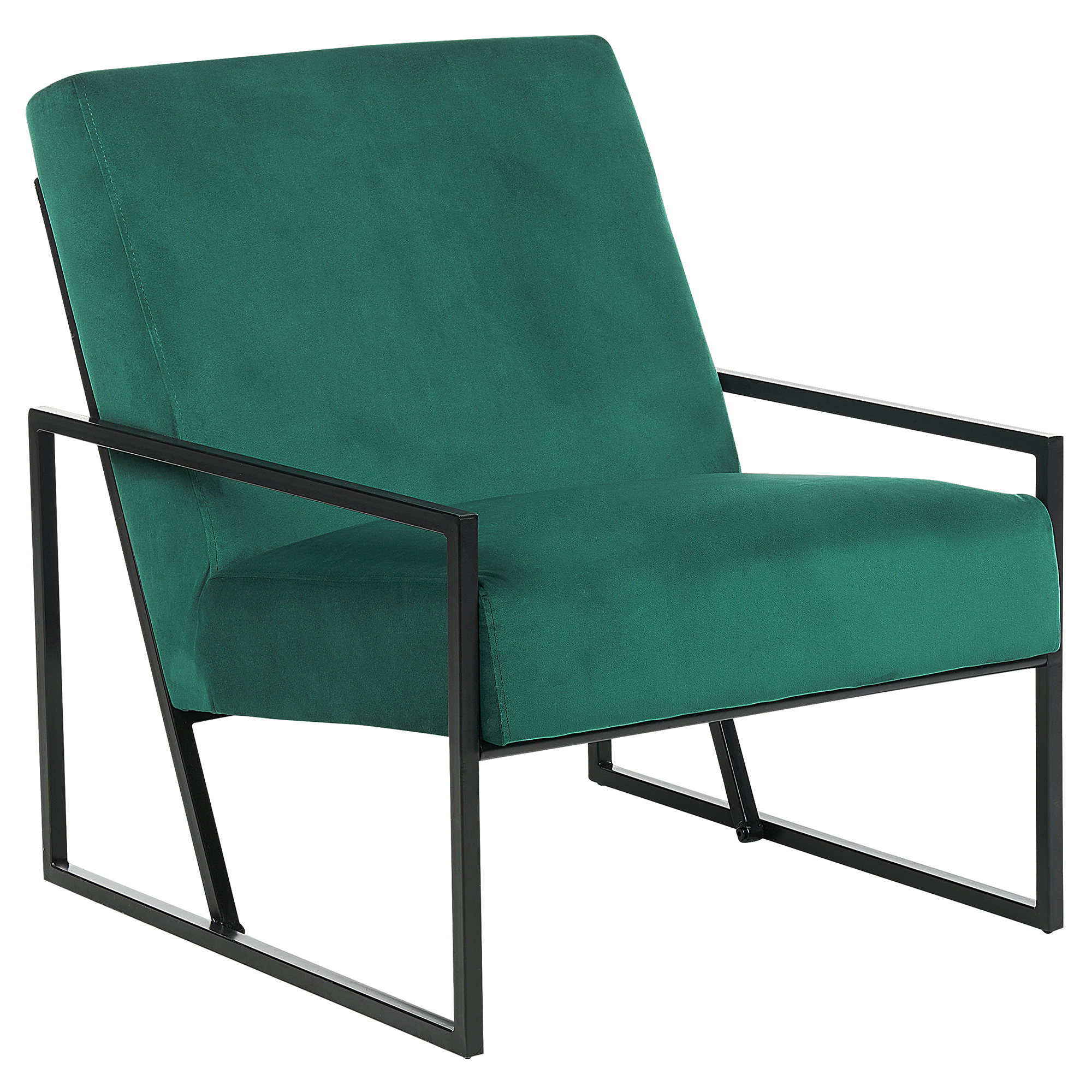Fauteuil Fluweel Smaragdgroen DELARY