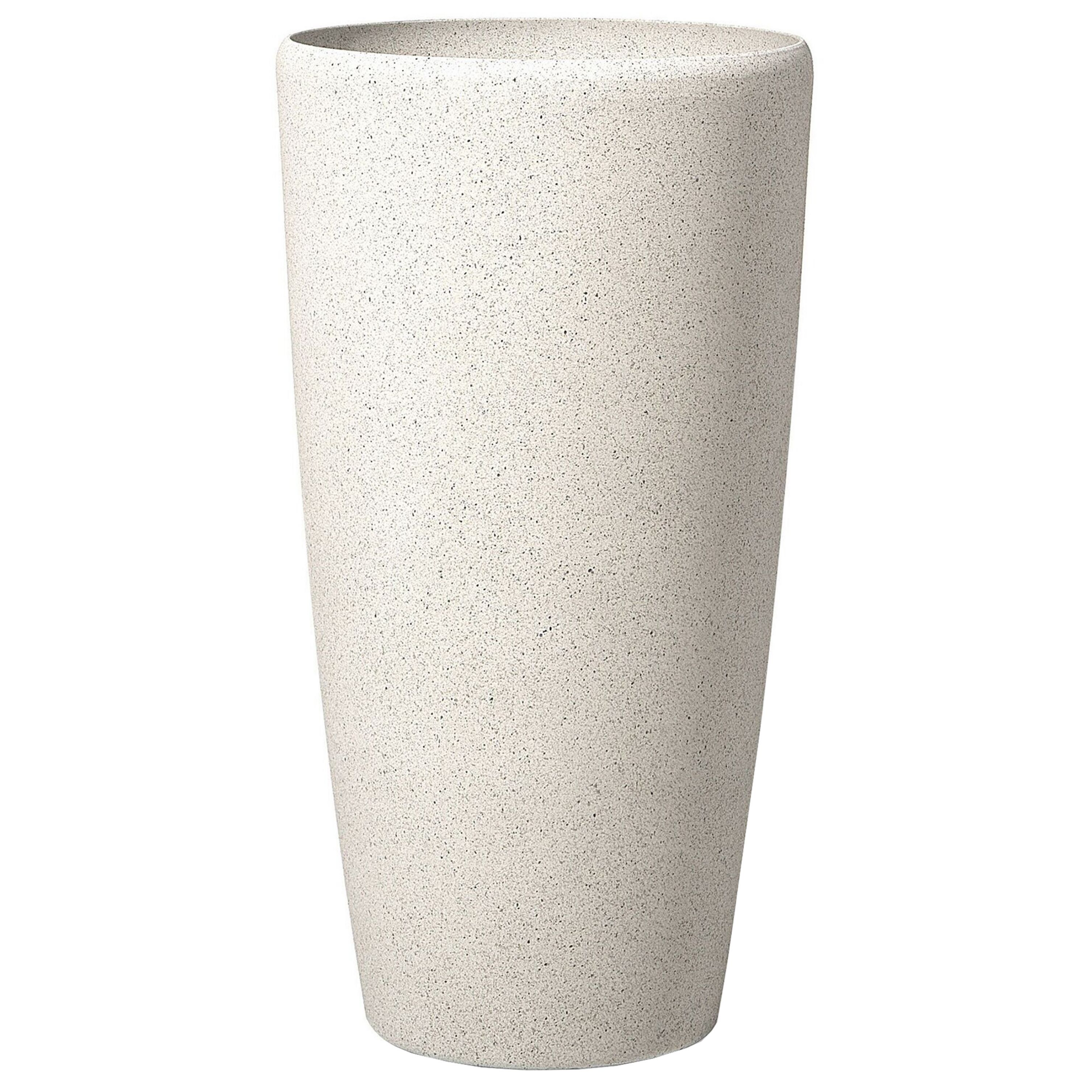 Bloempot beige 39x39x75 cm ABDERA