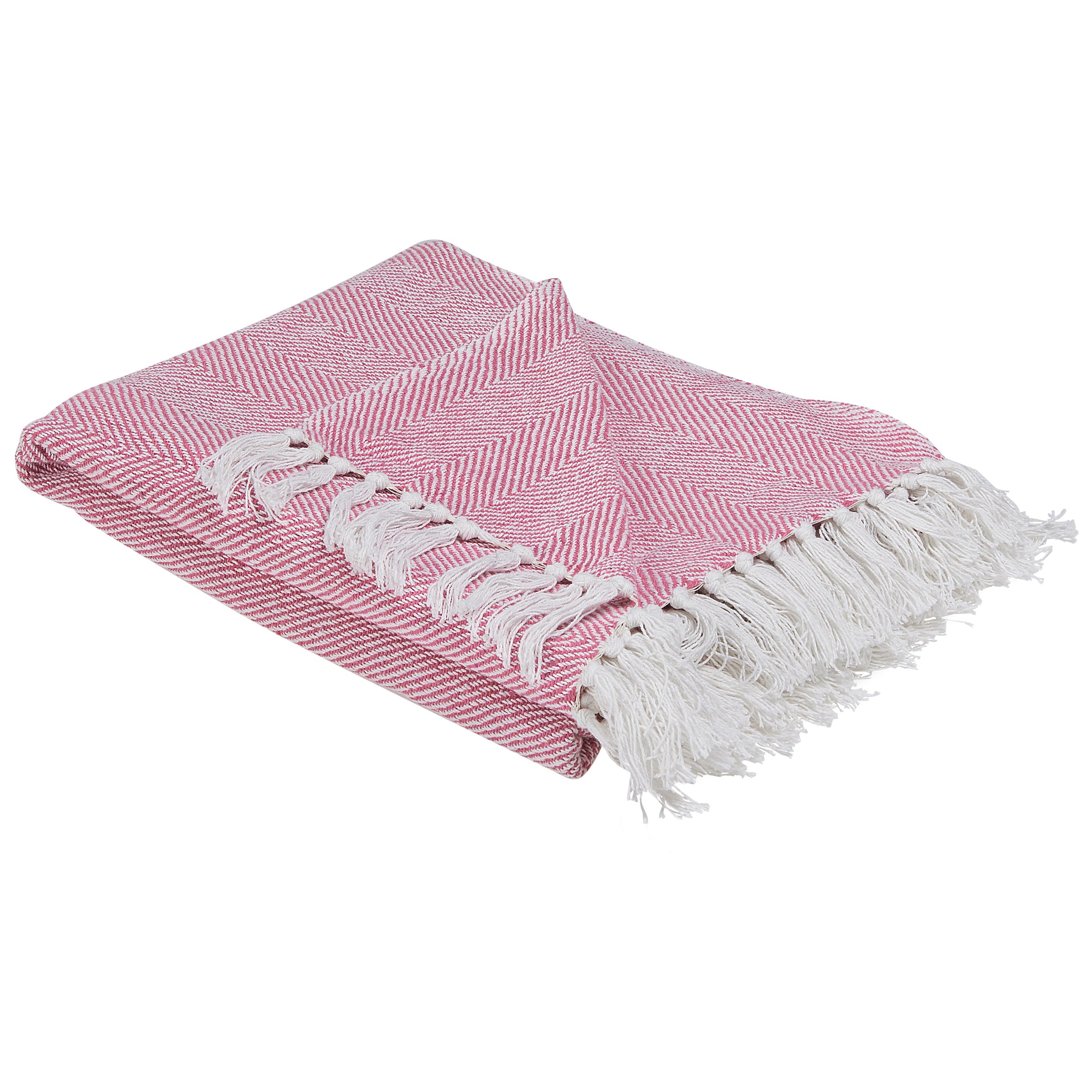 Plaid roze 130 x 160 cm TANGIER
