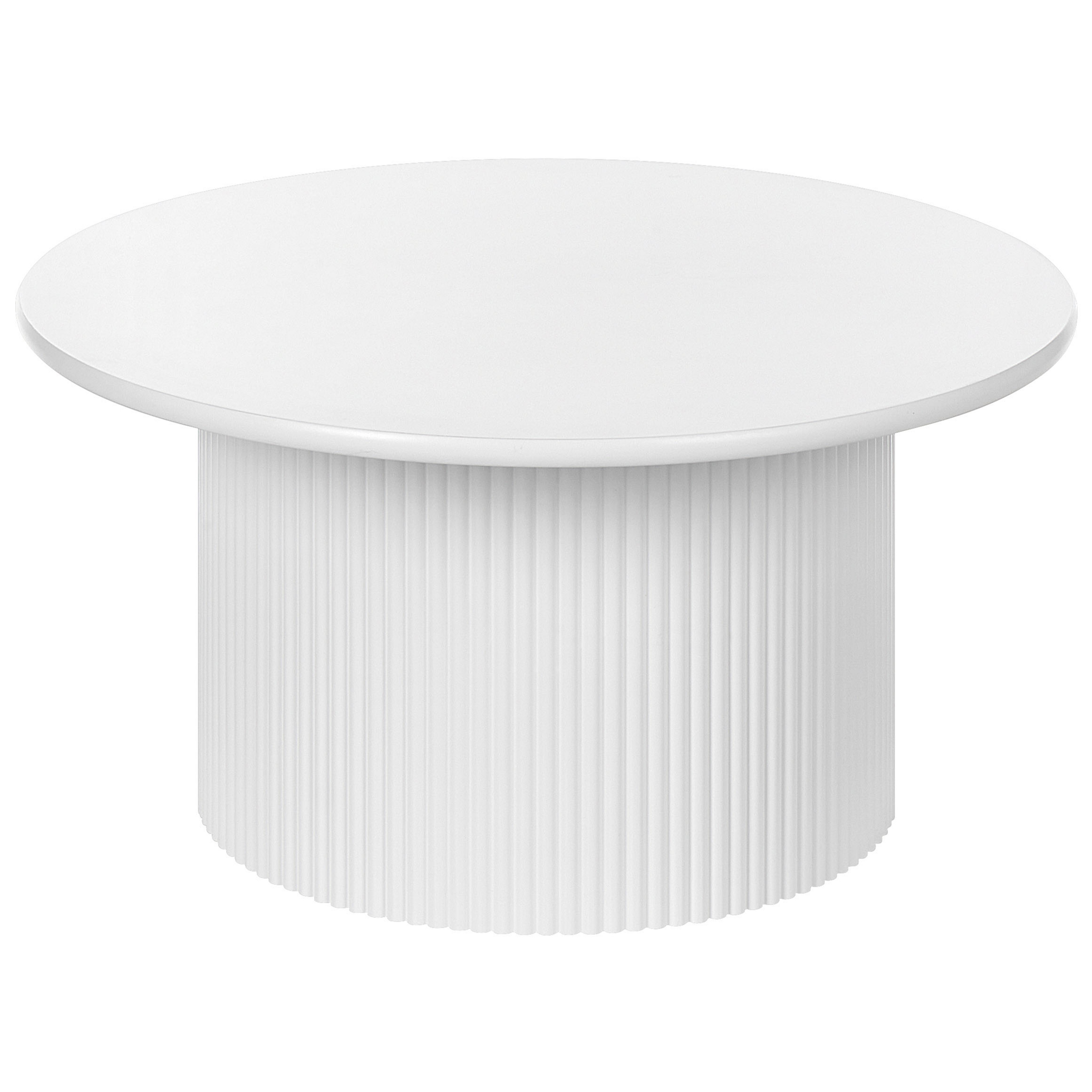 Salontafel MDF Geschilderd Wit OLLIE