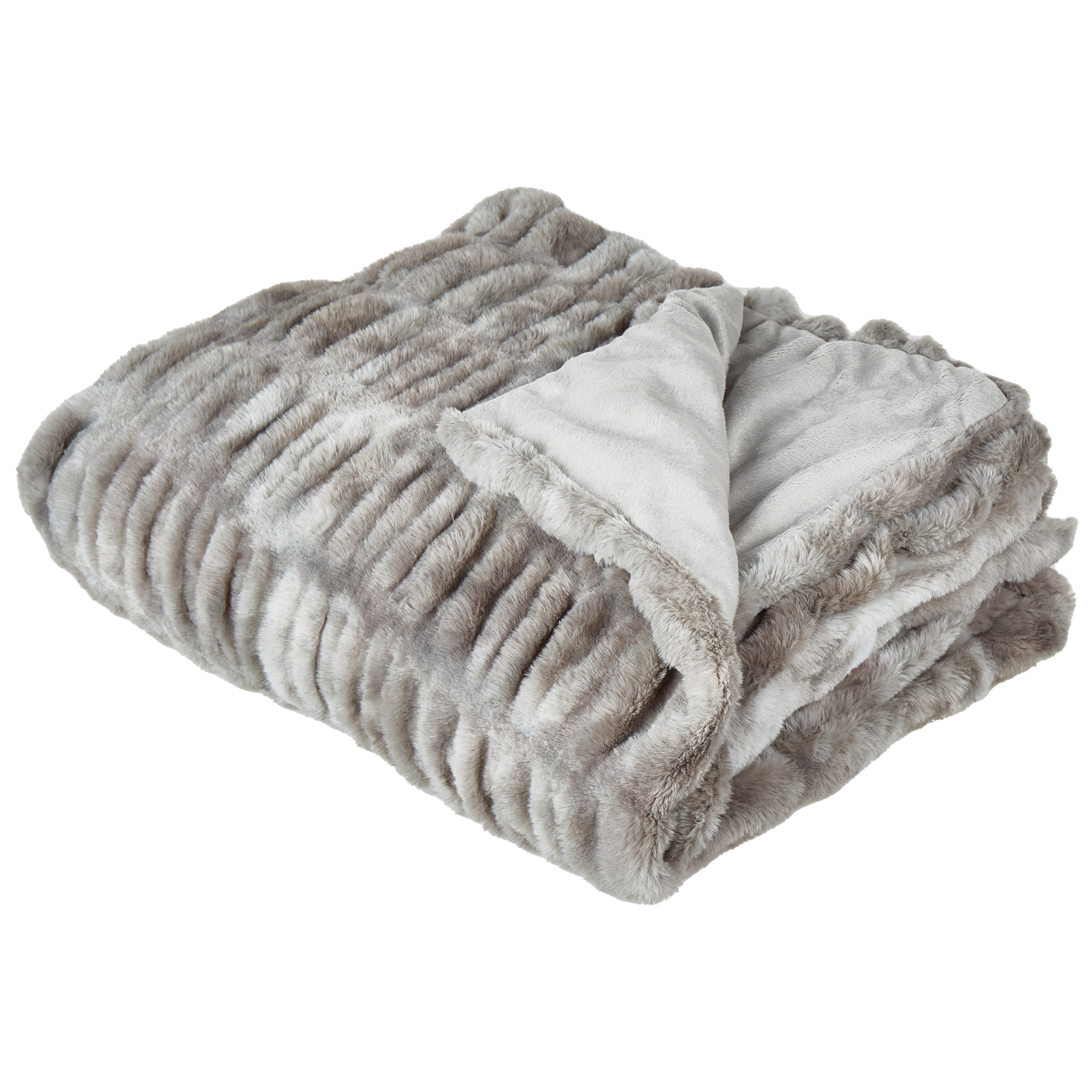 Sprei nepbont grijs 150 x 200 cm MACODES