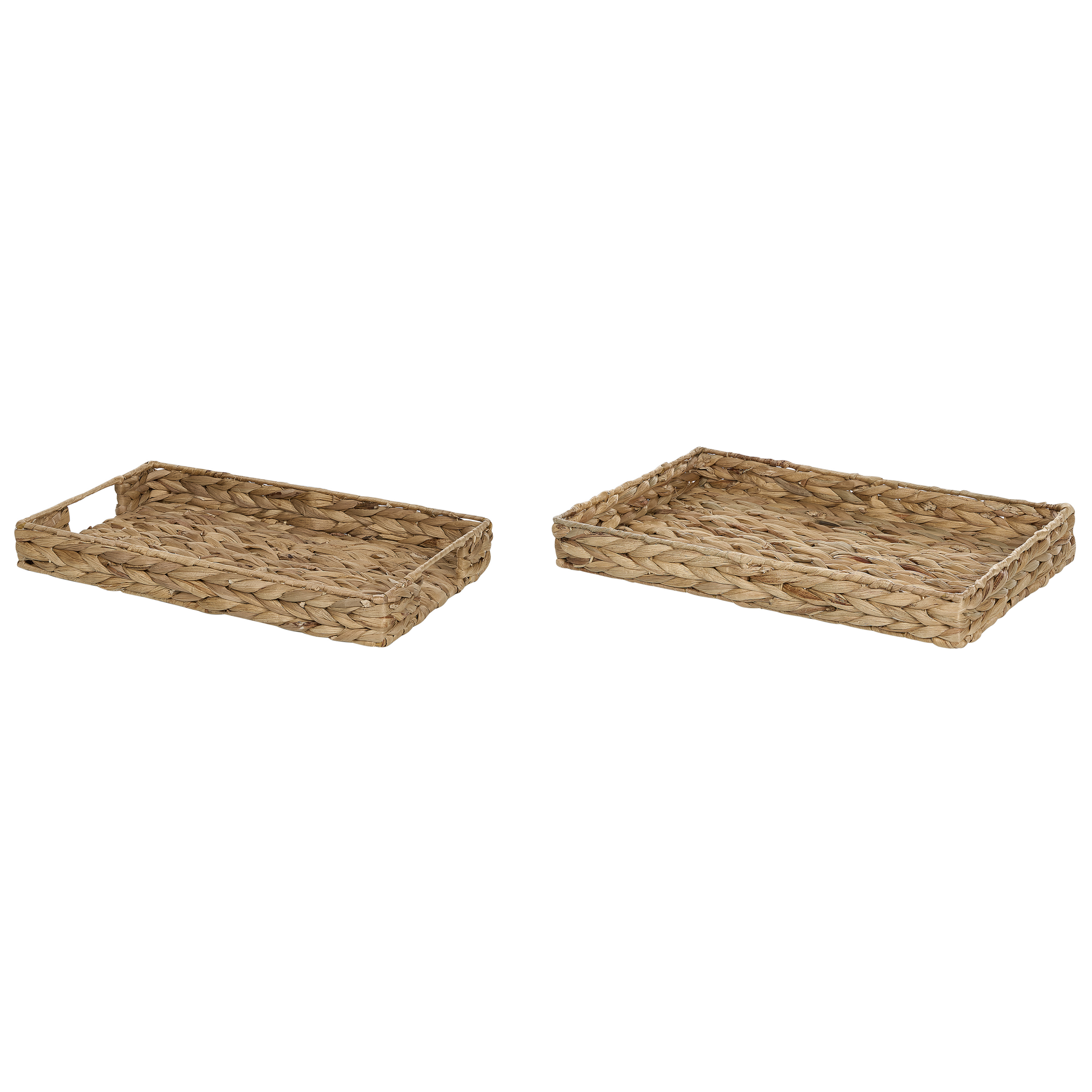 Decoratief dienblad set van 2 waterhyacint KONTUM