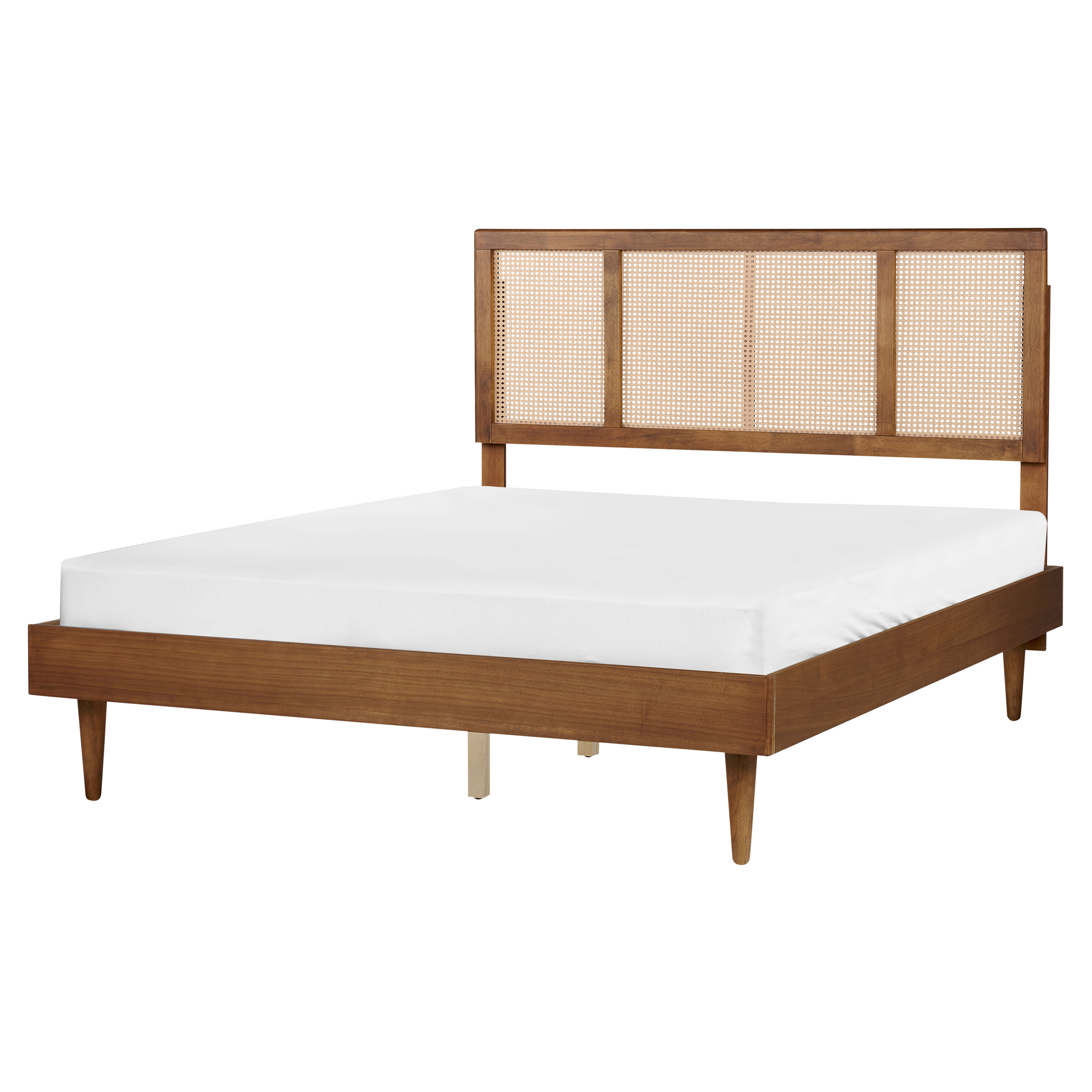 Bed hout lichthout 160 x 200 cm AURAY