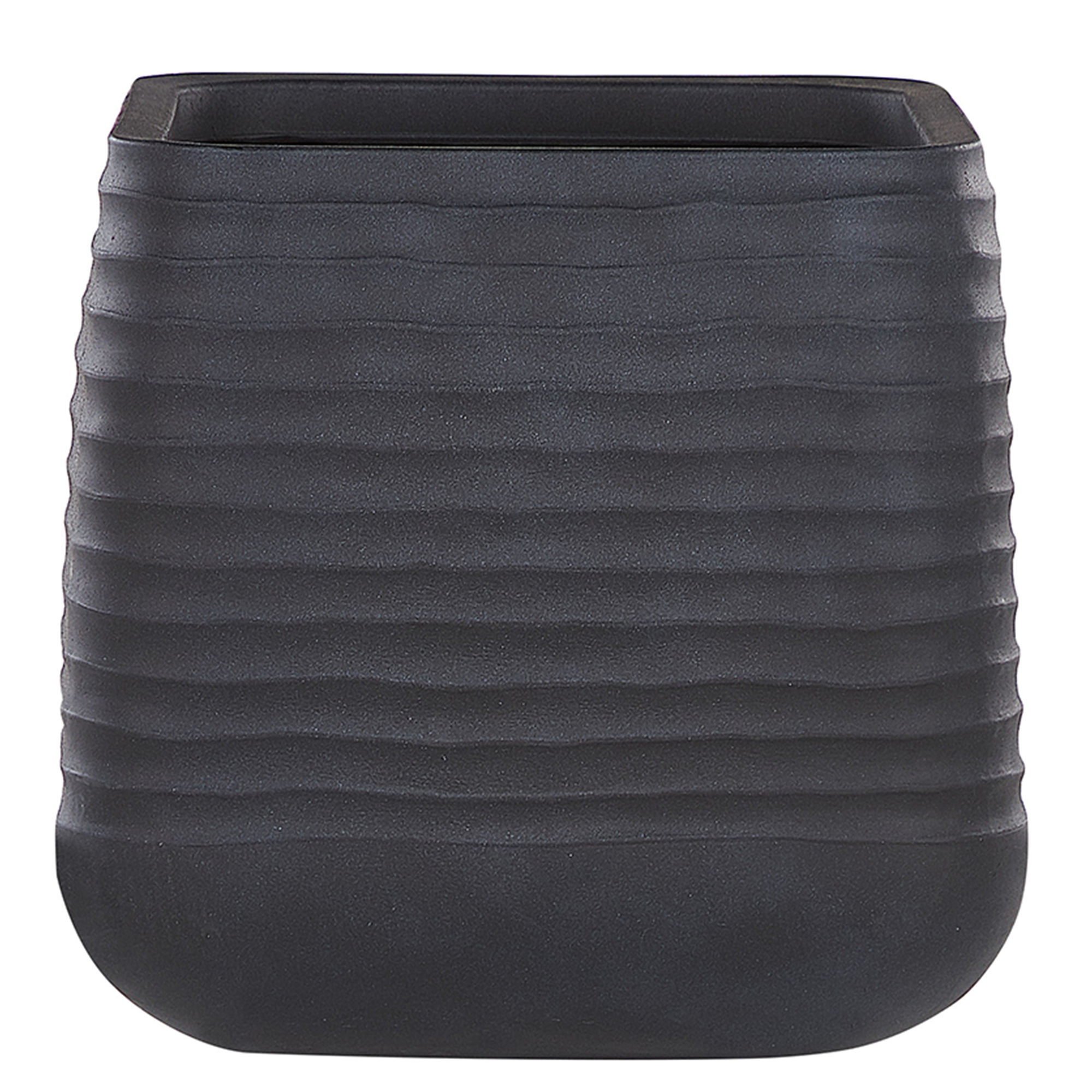Bloempot zwart 50x50x49 cm PARIKIA