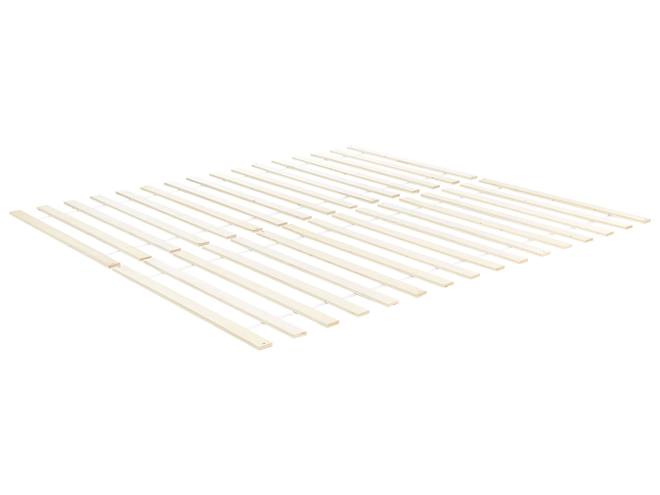 Lit Beliani Mayenne – 140x200 Cm – Bois Pin Blanc – Neuf En Paquet