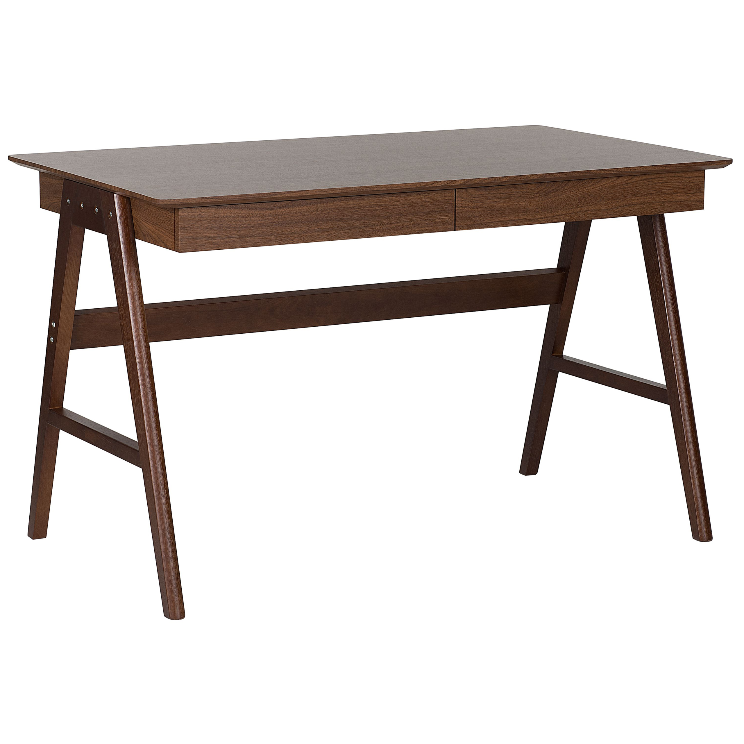 Bureau 120 x 70 cm Donkere houtkleur SHESLAY