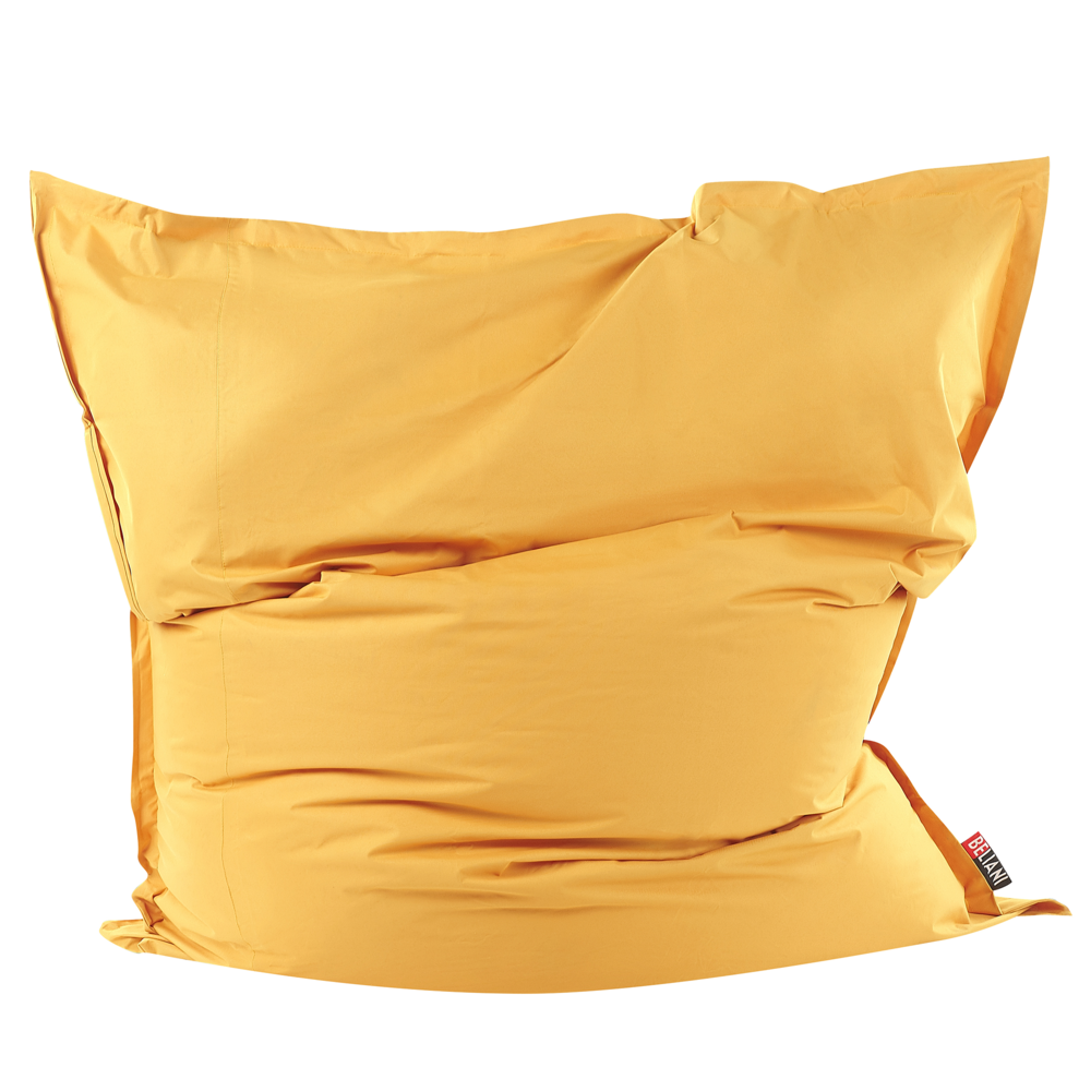 Image of Pour Poltrona sacco extra large Pour Poltrona sacco gigante con cerniera gialla