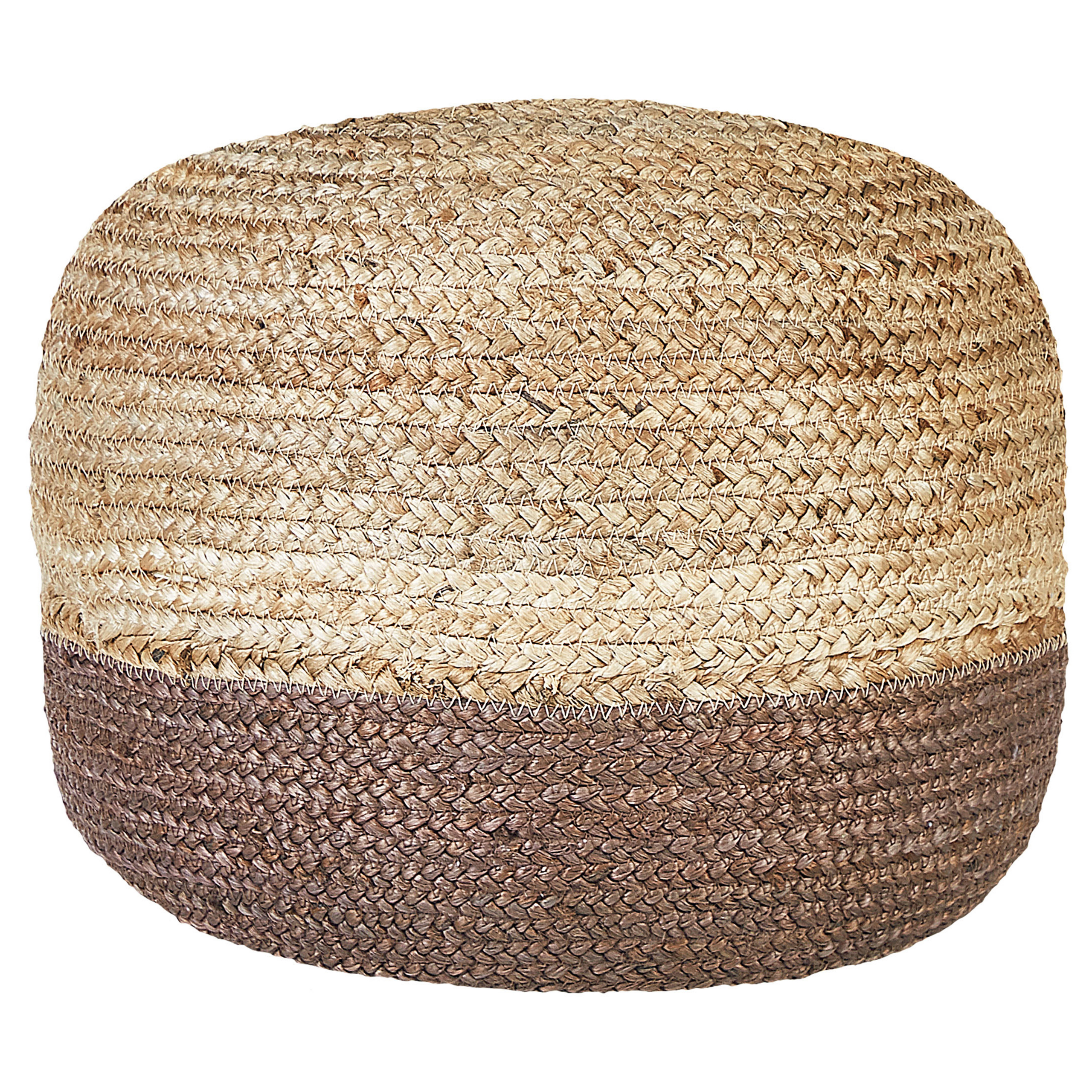 Poef jute bruin 50 x 40 cm DUKI