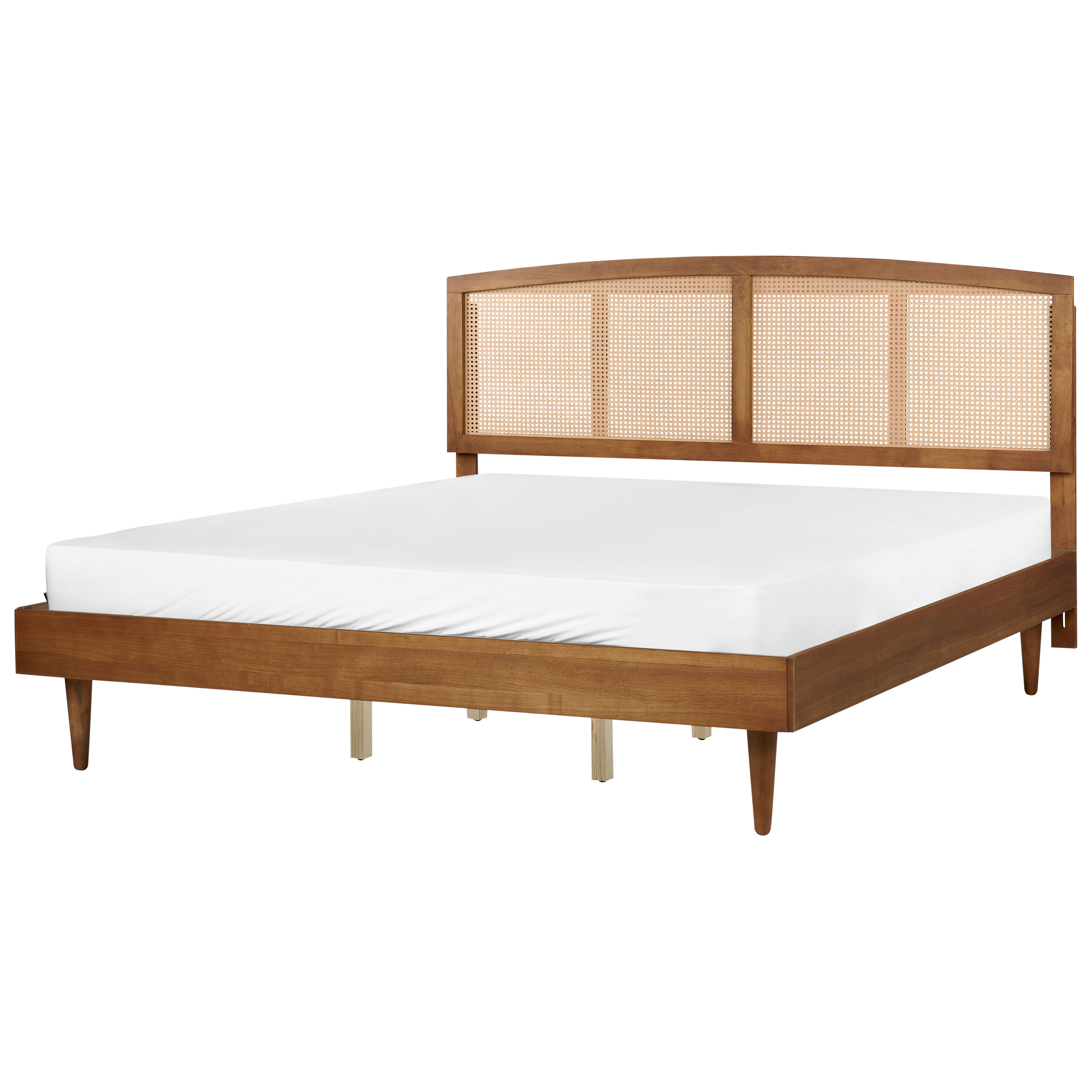 Bed hout lichtbruin 180 x 200 cm VARZY