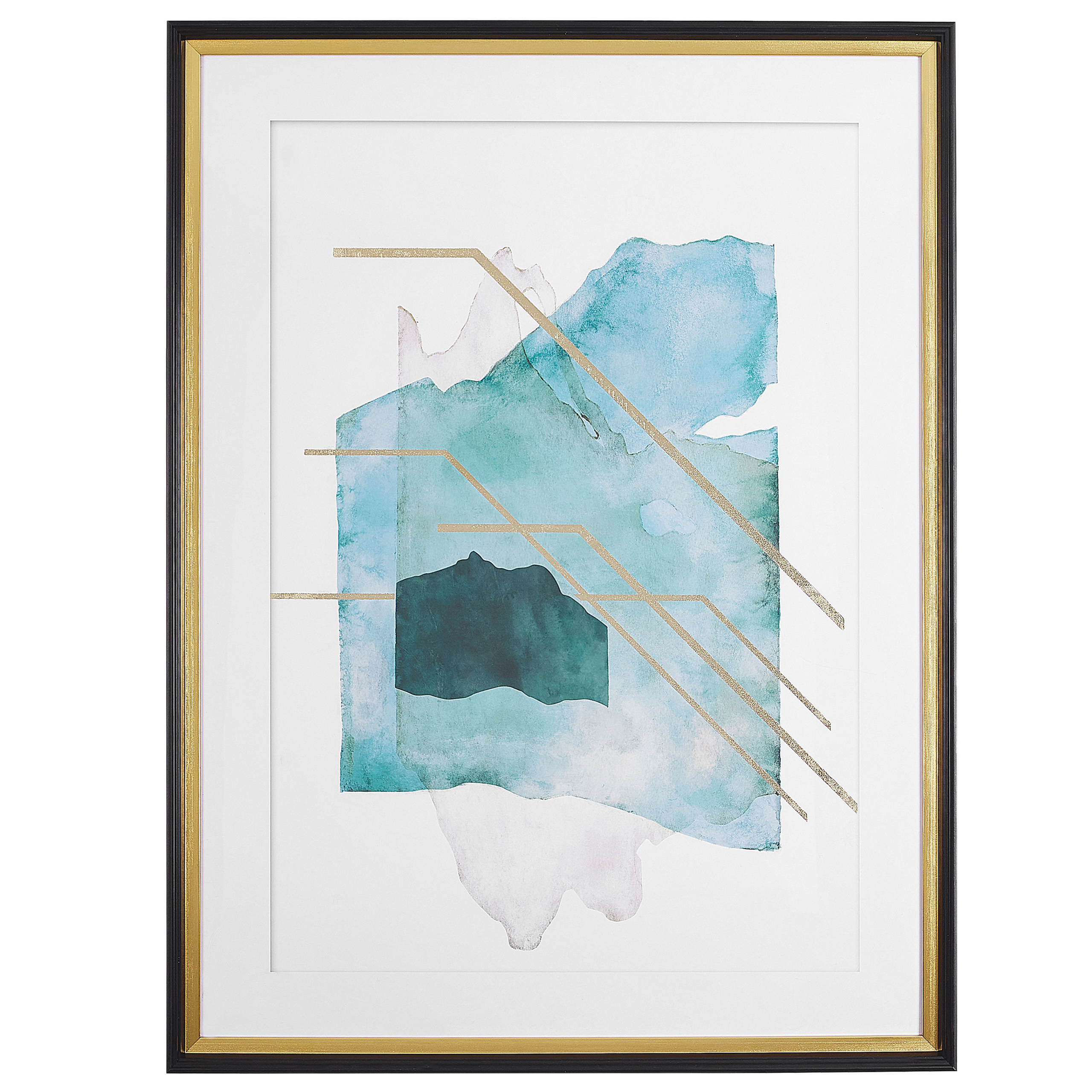 Wanddecoratie 60 cm 80 cm Blauw TOUBA