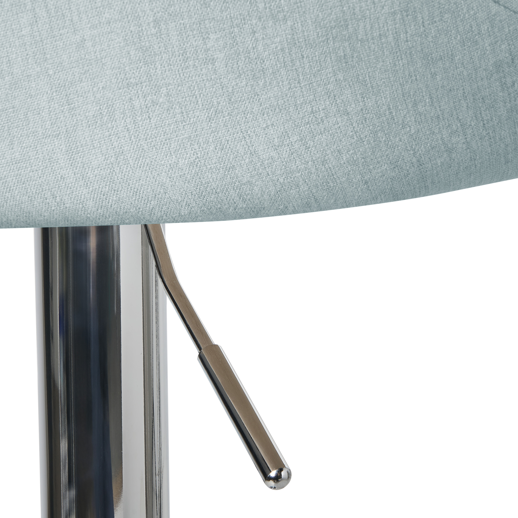 Set de 2 scaune de bar LUCCA  Pivotant Albastru deschis [9]