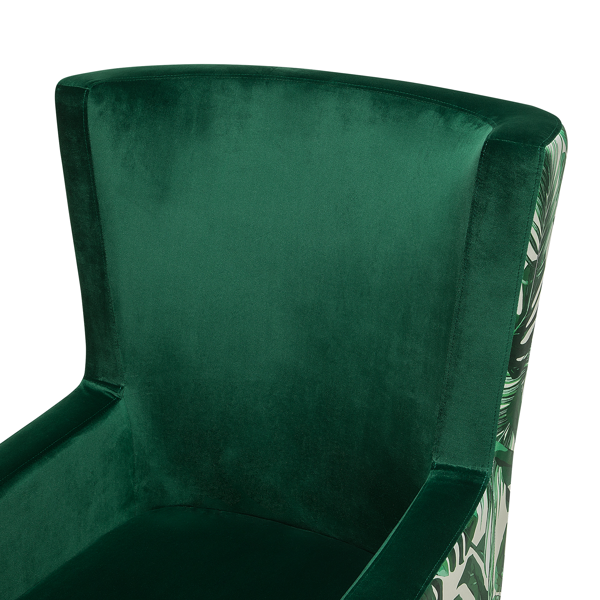 ONEIDA High Back Armchair Velvet Dark Green [8]