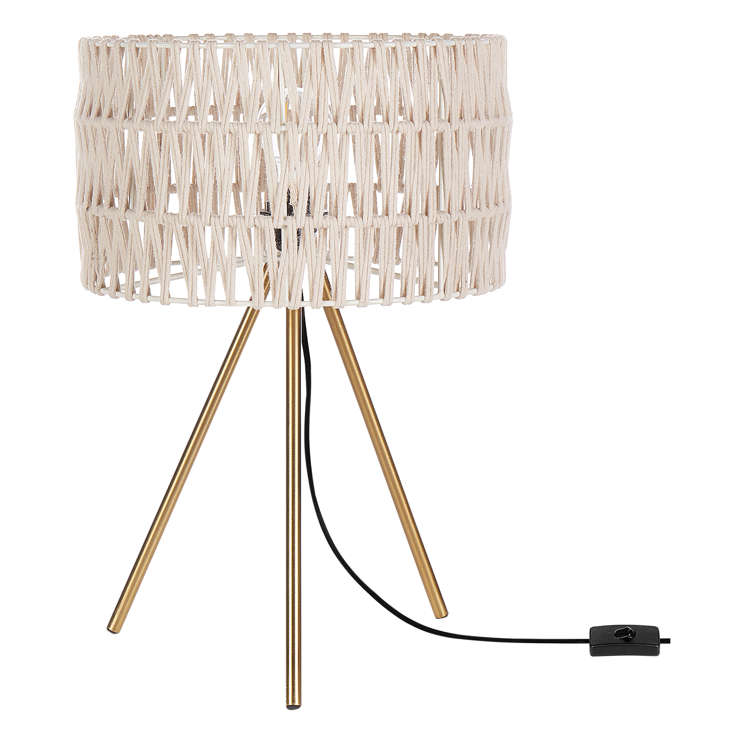 Tafellamp metaal beige CULEBRA