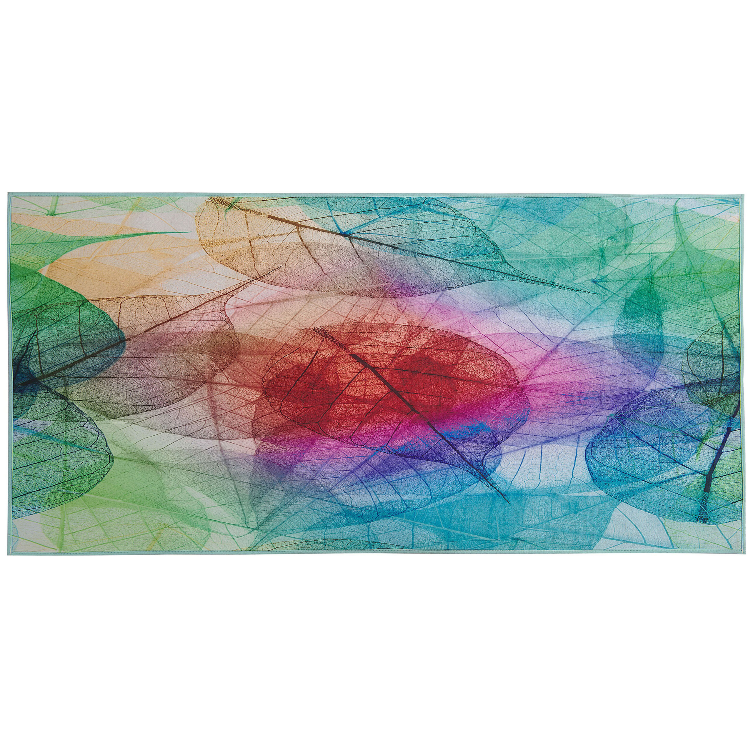Vloerkleed polyester meerkleurig 80 x 150 cm ANTAKYA