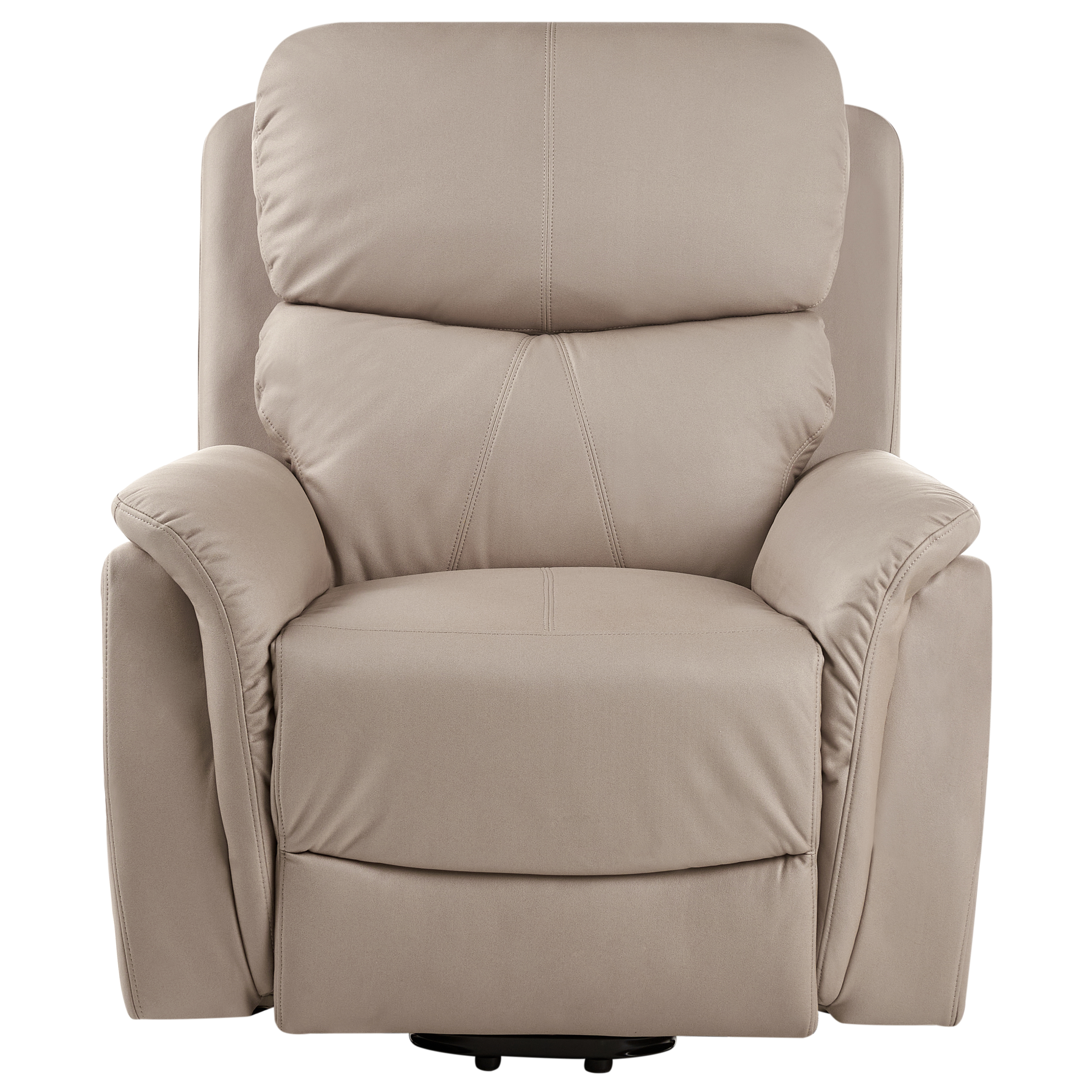 Fotoliu cu recliner electric GLORIE cu funcție de masaj Piele ecologică Taupe [5]