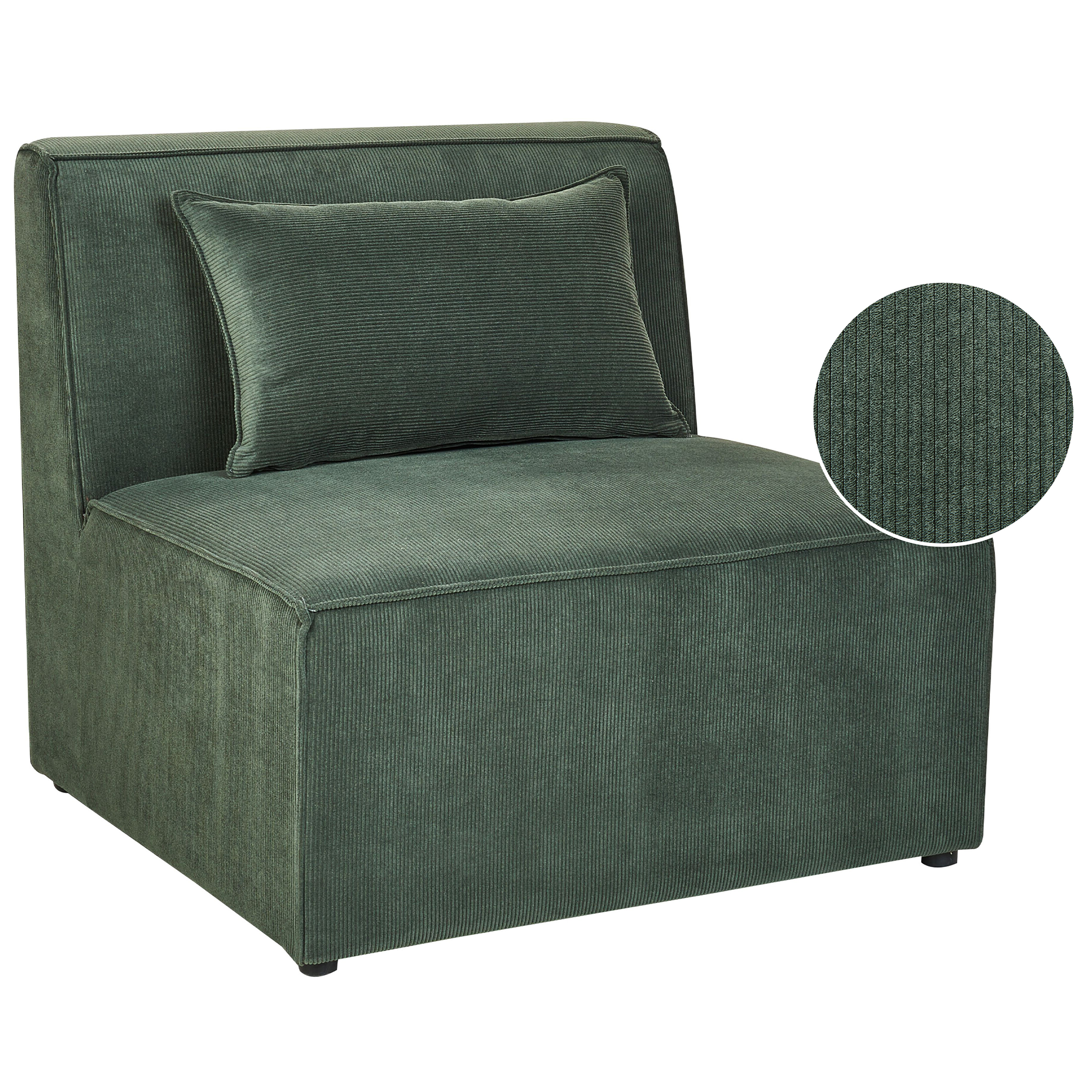 Fauteuil-module Donkergroen LEMVIG