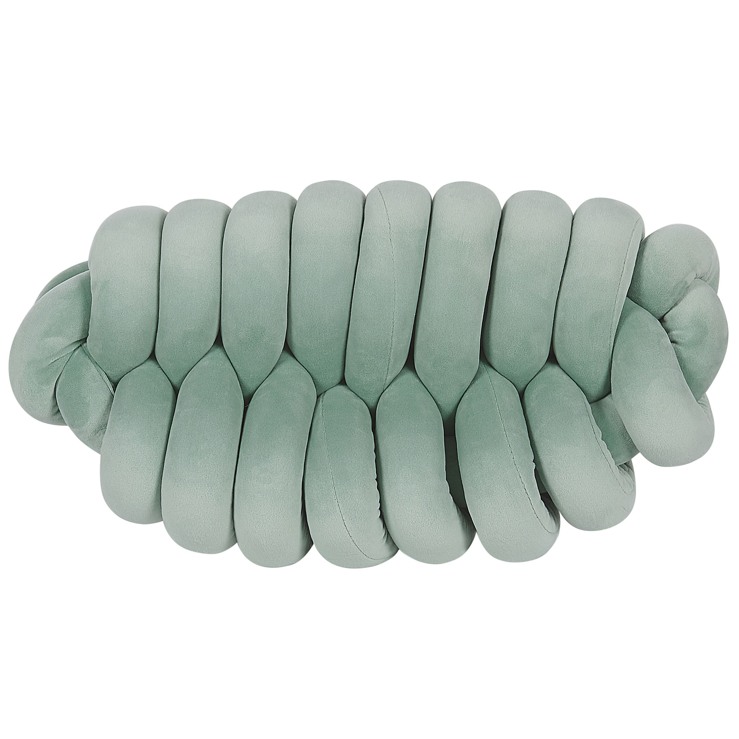 Sierkussen Fluweel Lichtgroen PANARA 45 x 25 cm