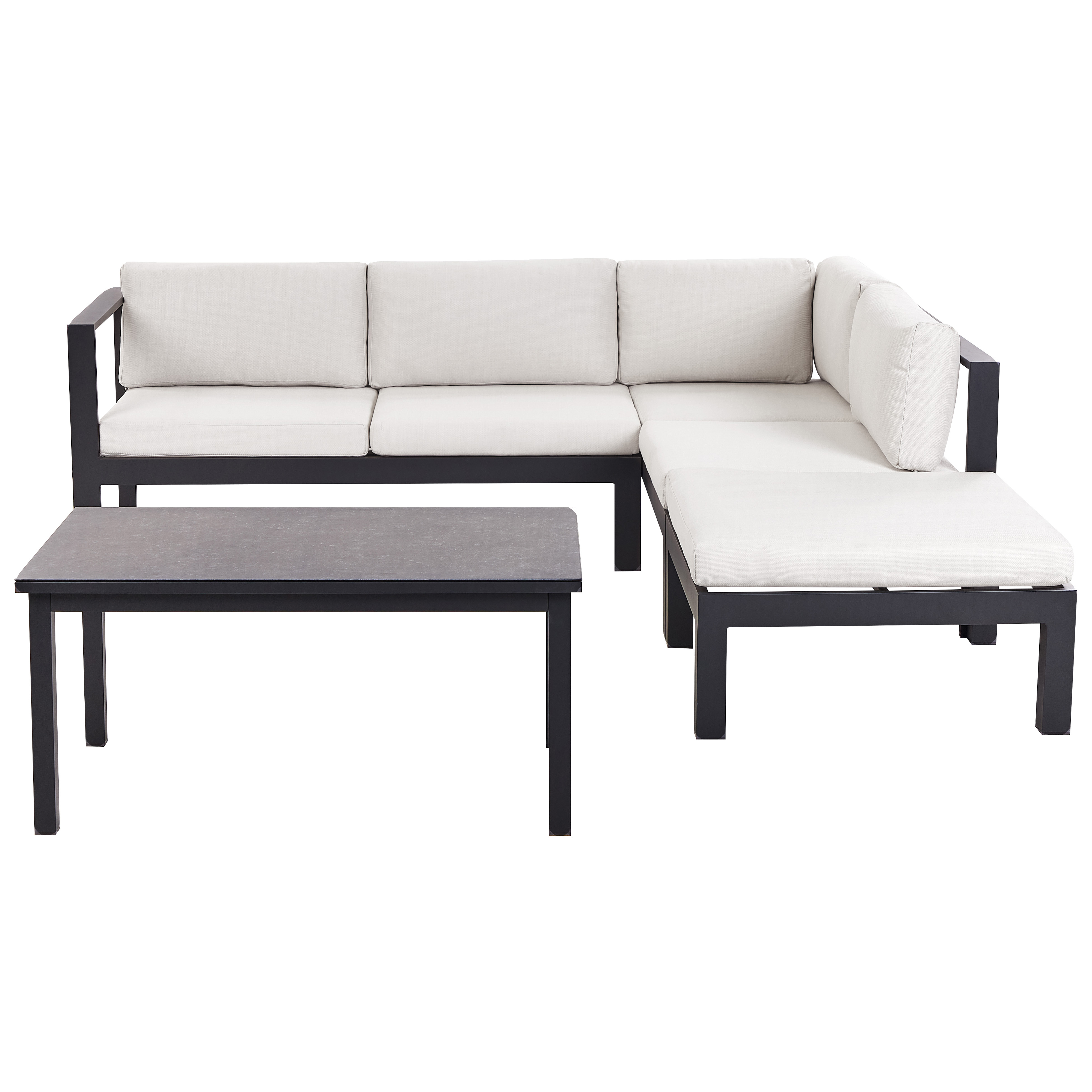 Loungeset Aluminium Gebroken wit MESSINA