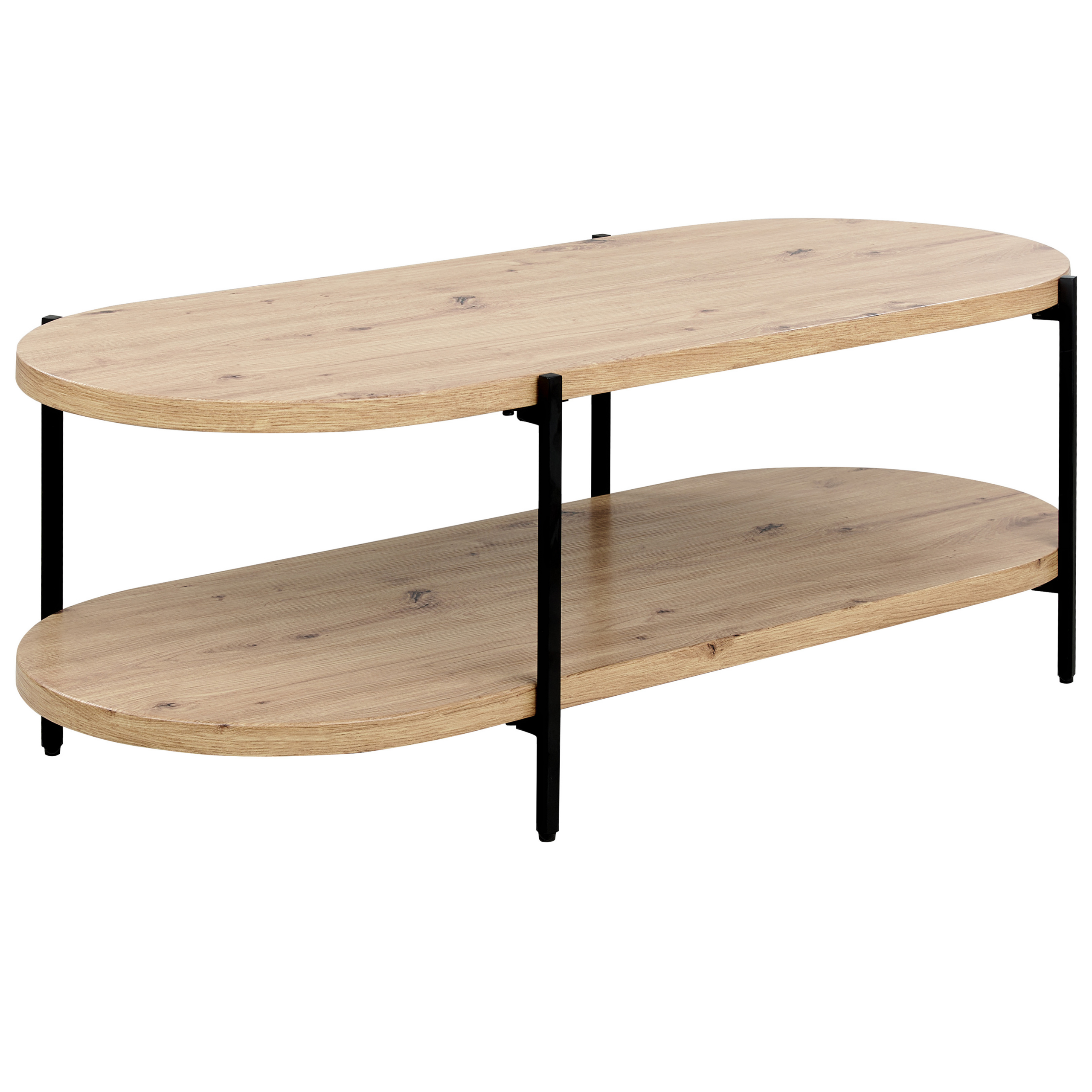 Salontafel MDF Mat Lichte houtkleur BALINGER