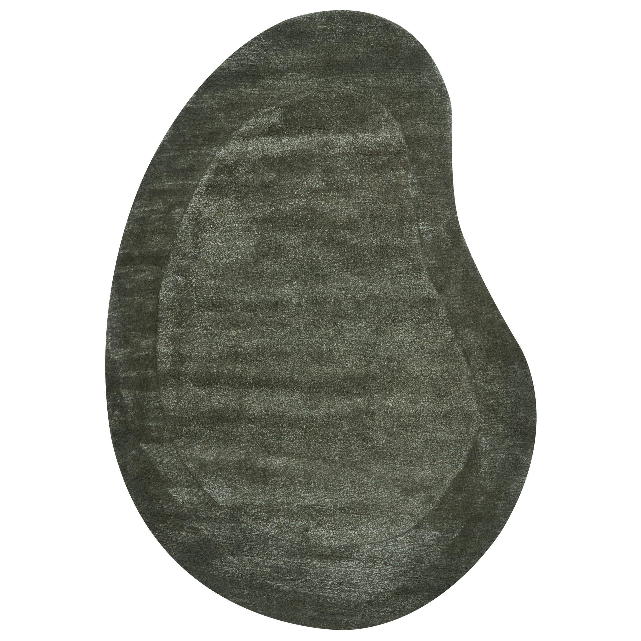 Vloerkleed viscose groen 160 x 230 cm MASSO