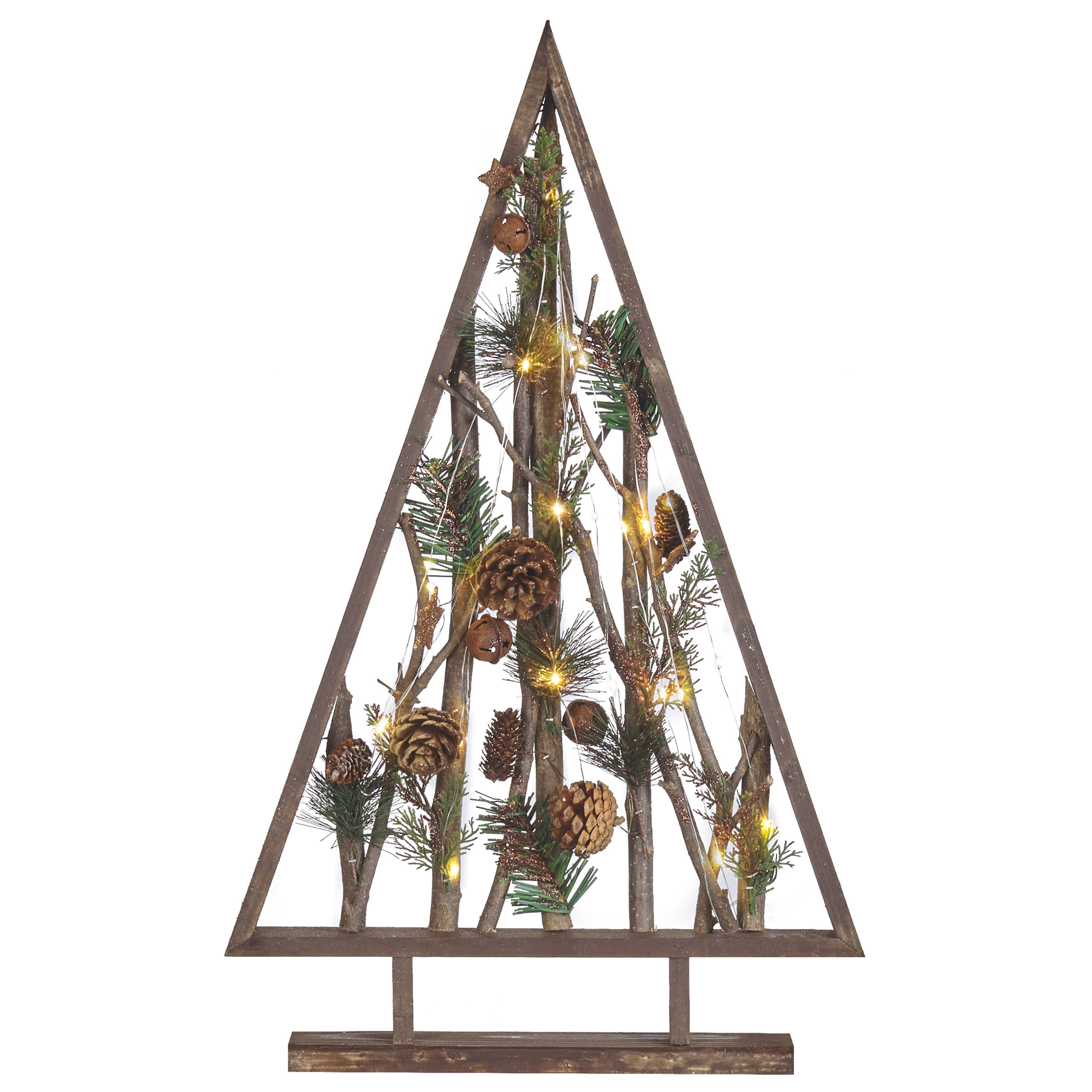 Decoratief accessoire Dennenhout Donkere houtkleur SVIDAL