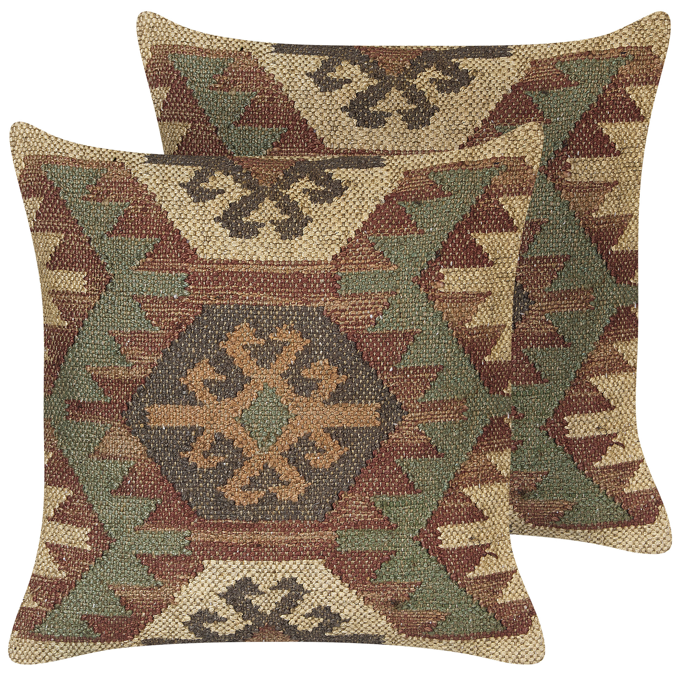 Set van 2 kussens Bruin CUMBUM 45 x 45 cm